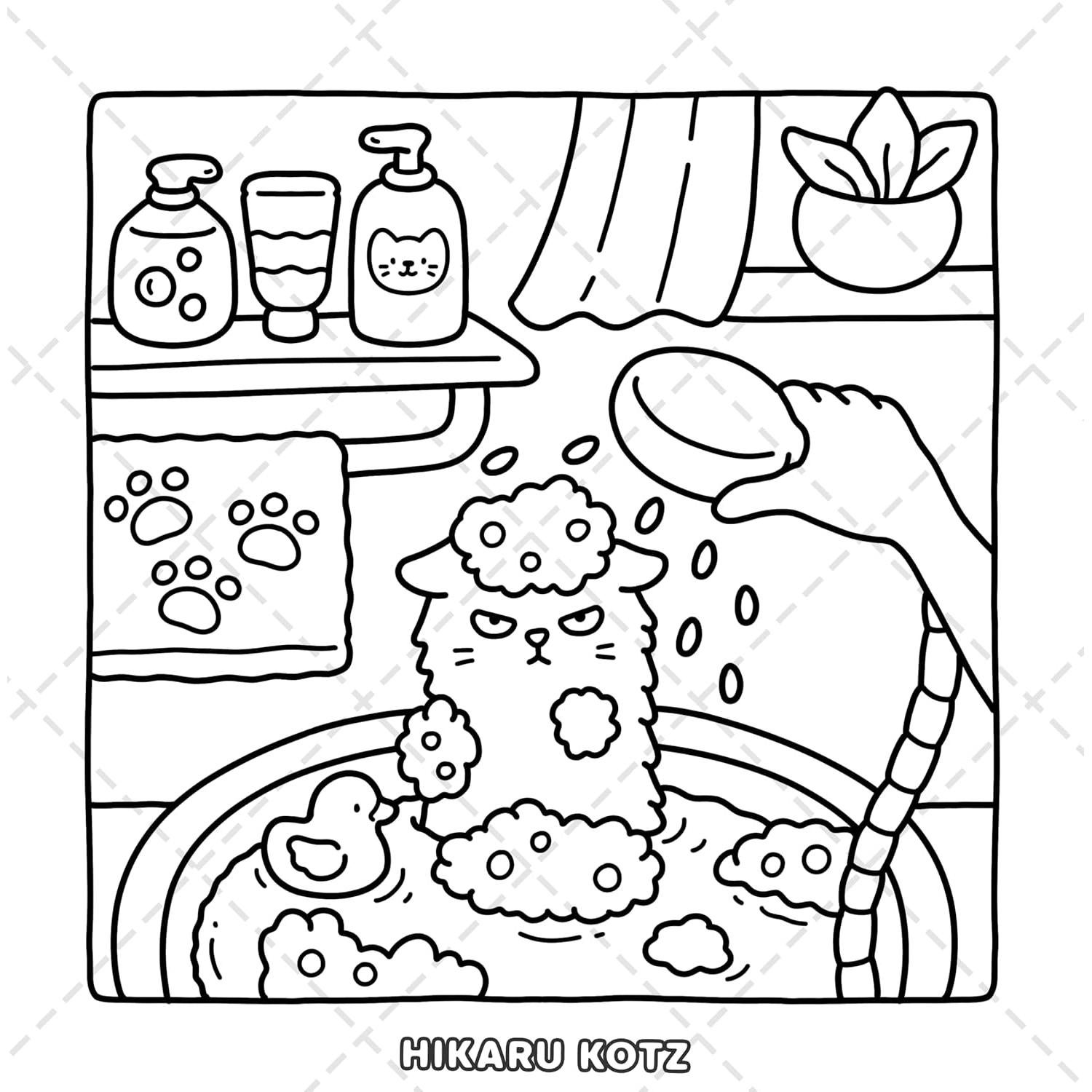 Naughty Cats: Cattitude Coloring Book for Adults and Teens (Cat & Dog Coloring Book)