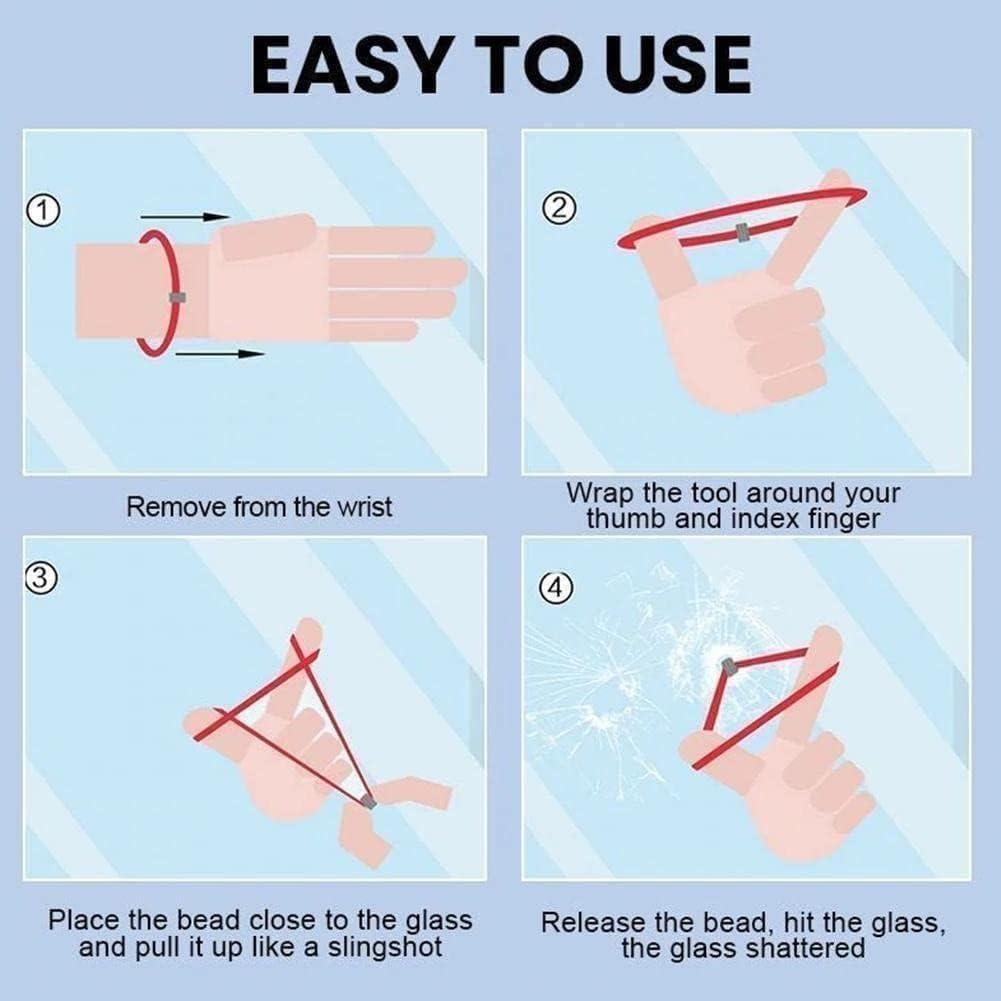 Herramienta de Escape Pulsera Ganpub Rompedor de Cristales