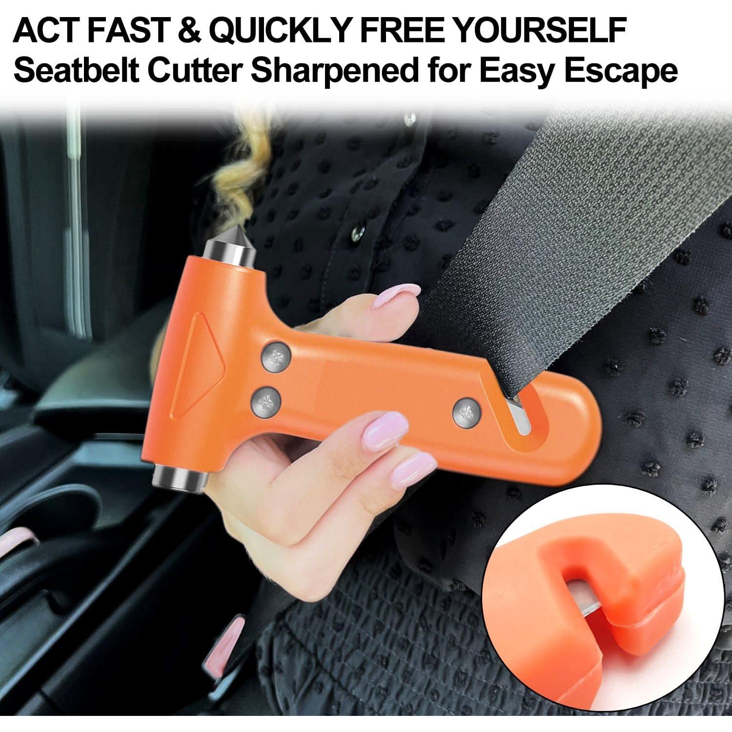 Herramienta de Escape de Seguridad Only U - Rompe Ventanas y Cinturón