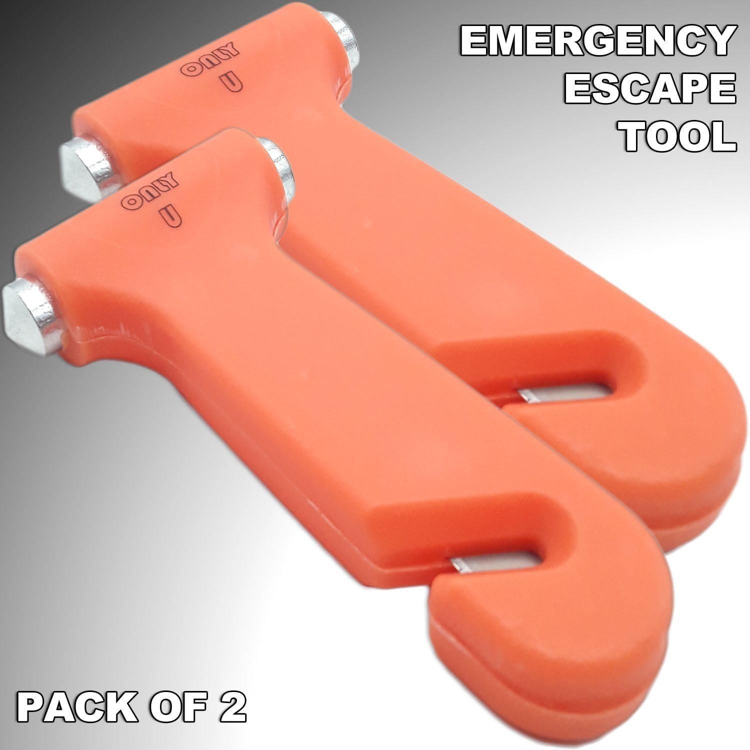 Herramienta de Escape de Seguridad Only U - Rompe Ventanas y Cinturón