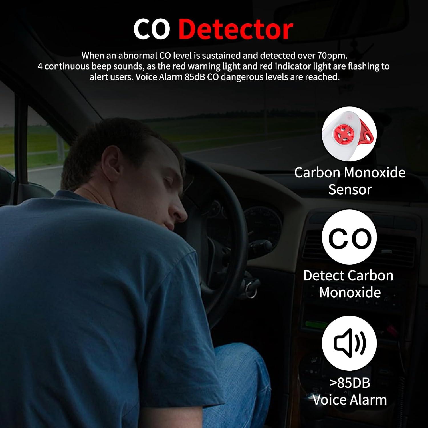 Kit de Rescate 6-en-1 LomakGlow con Detector de CO y Linterna