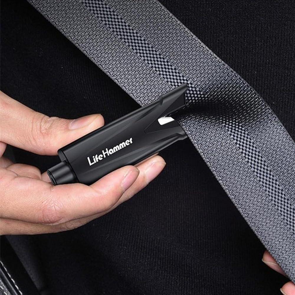 3 Pcs Rompedor de Ventana de Emergencia BOSOIRSOU 2-en-1