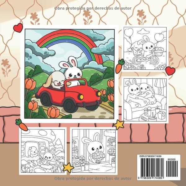 Amigos Acogedores AMOR 2 / Cozy Pals LOVE 2 (Spanish Edition): Agradable Libro para colorear para adultos y adolescentes con adorables conejitos en ... sencillo, Bonito y fácil) (COZY PALS Series)