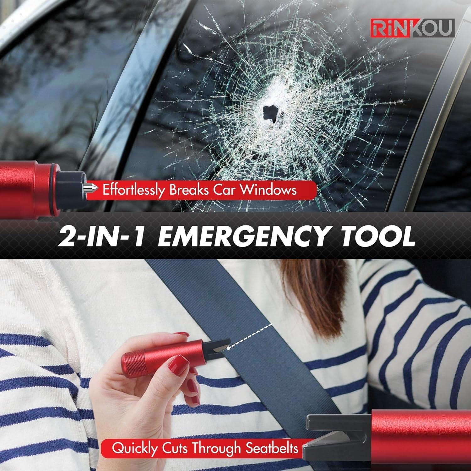 Cortador de Cinturón y Rompedor de Ventanas Rinkou - 2 Piezas