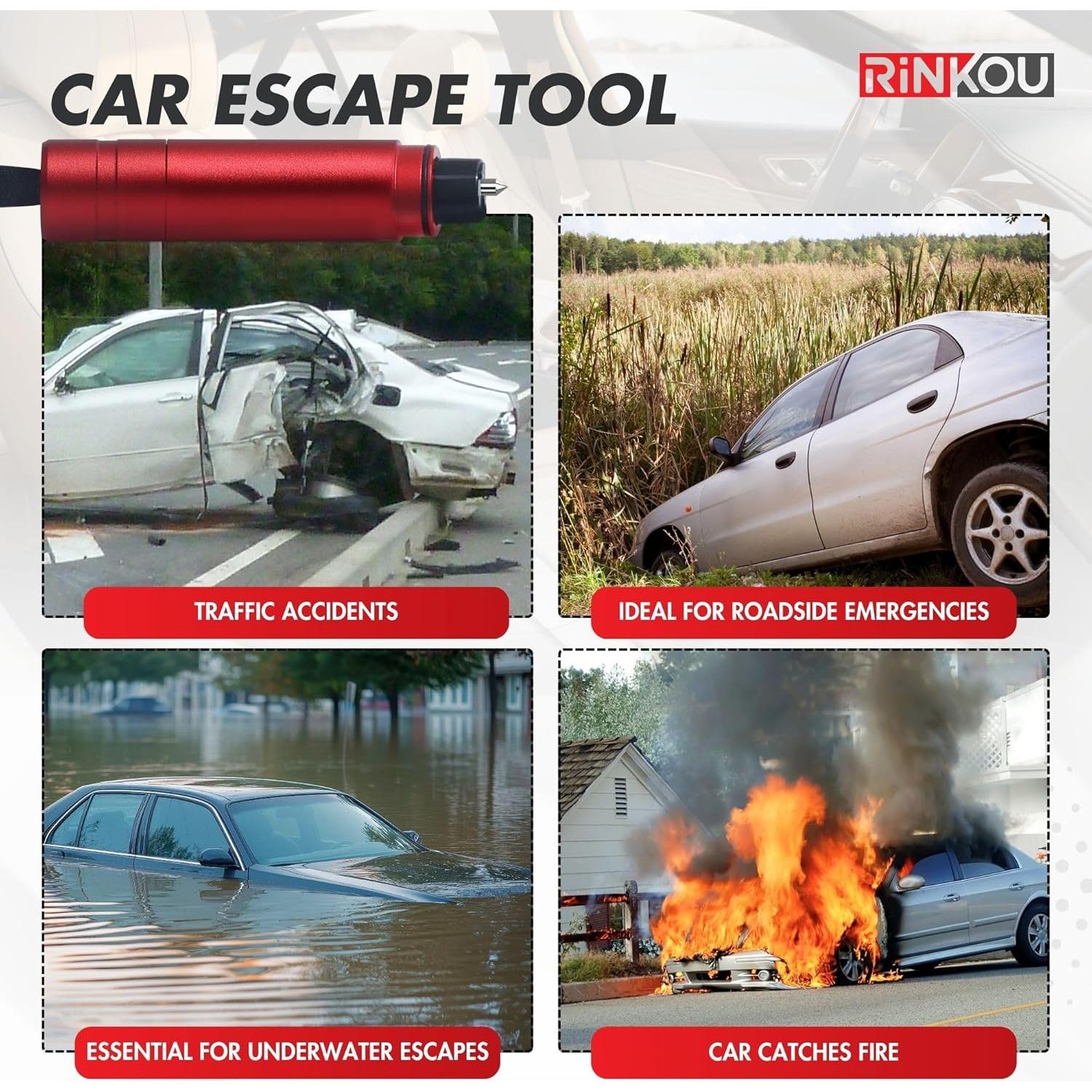 Cortador de Cinturón y Rompedor de Ventanas Rinkou - 2 Piezas