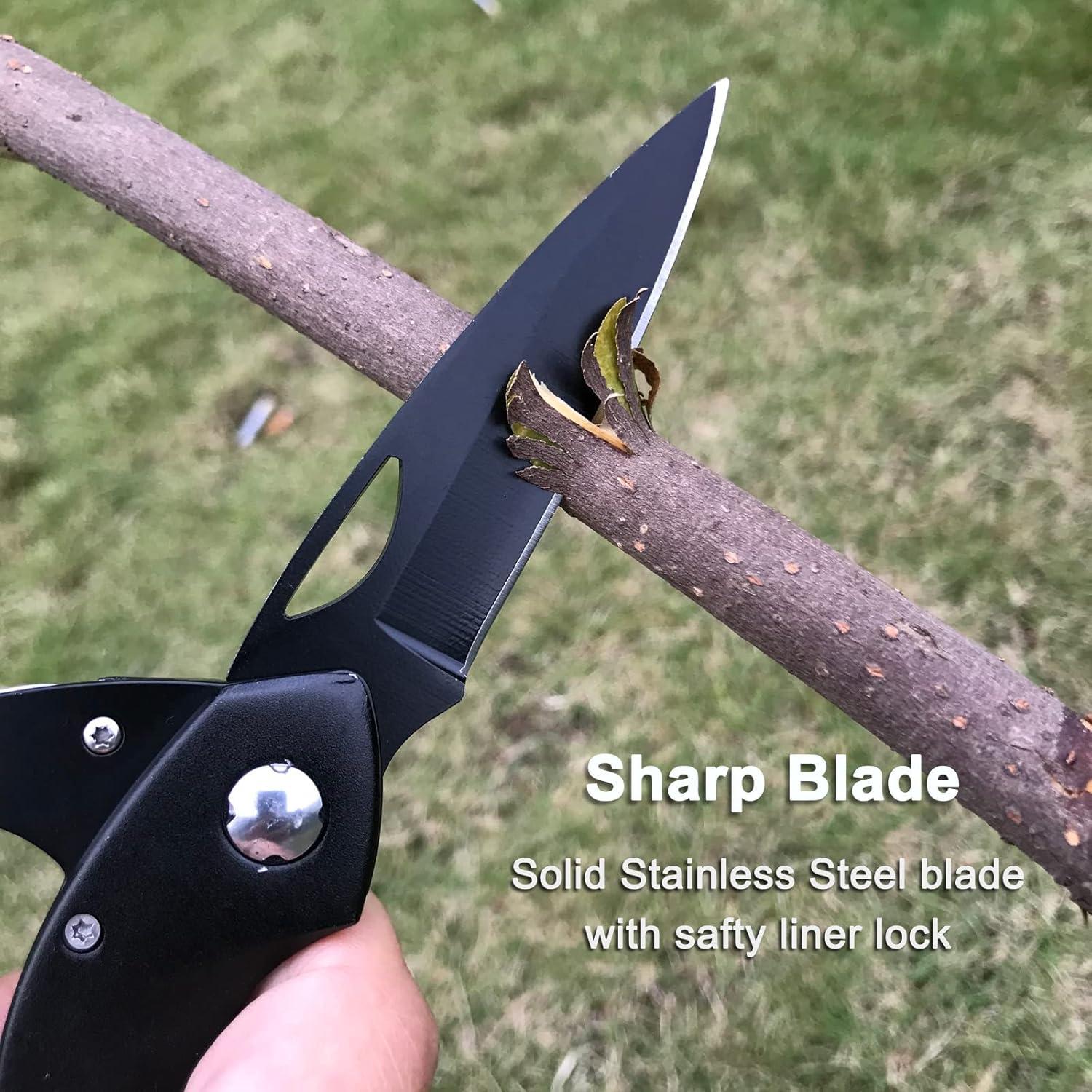 Multiherramienta Joycube 6 en 1 con Mosquetón y Cuchillo Plegable