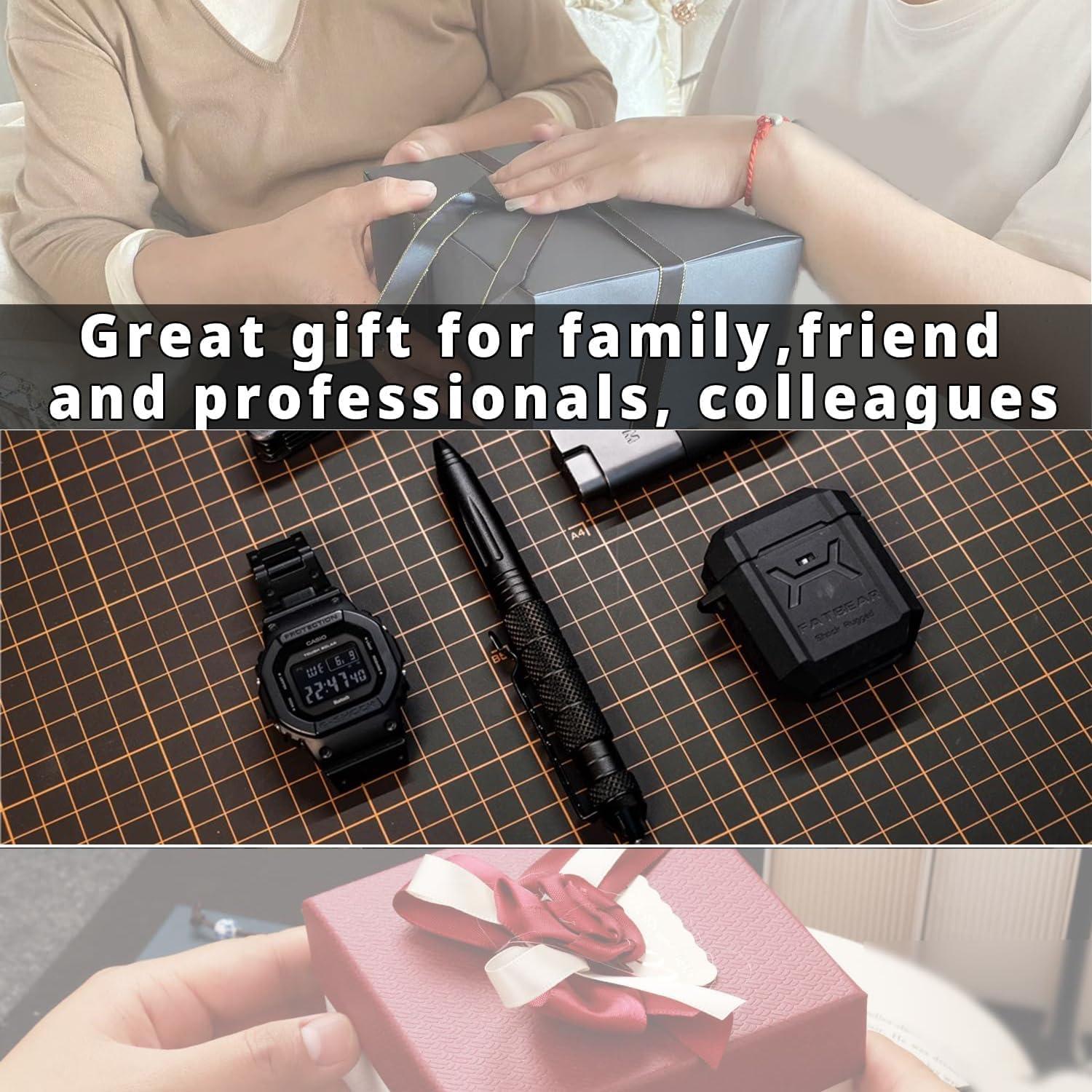 Conjunto de 4 bolígrafos tácticos OIJ con rompevidrios y 16 recargas