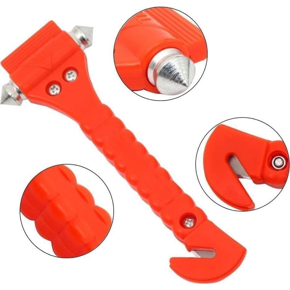 Martillo de Seguridad Genérico para Romper Vidrios - 2 Juegos