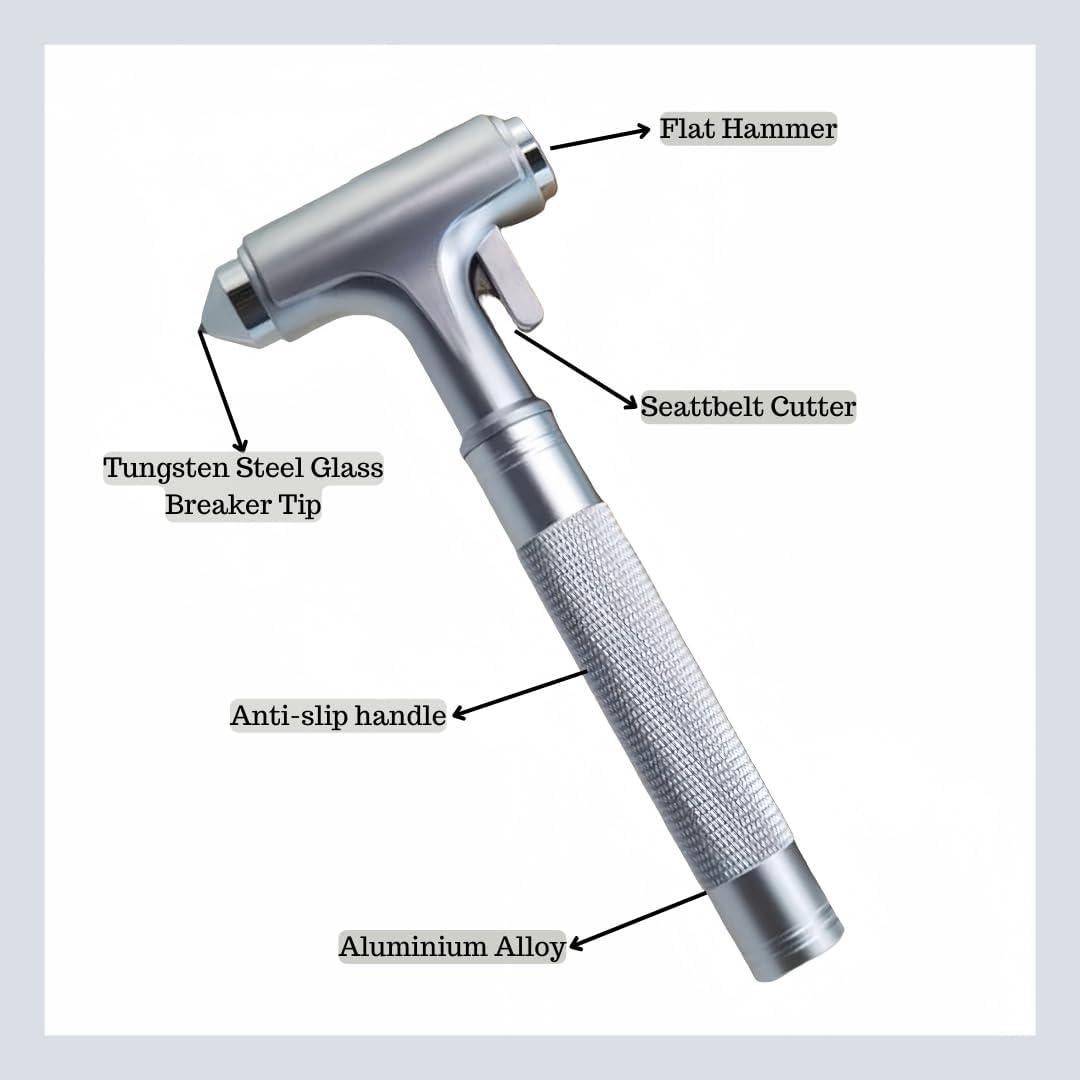 Martillo de Seguridad 3 en 1 Livewell Prime - Cortador y Rompedor