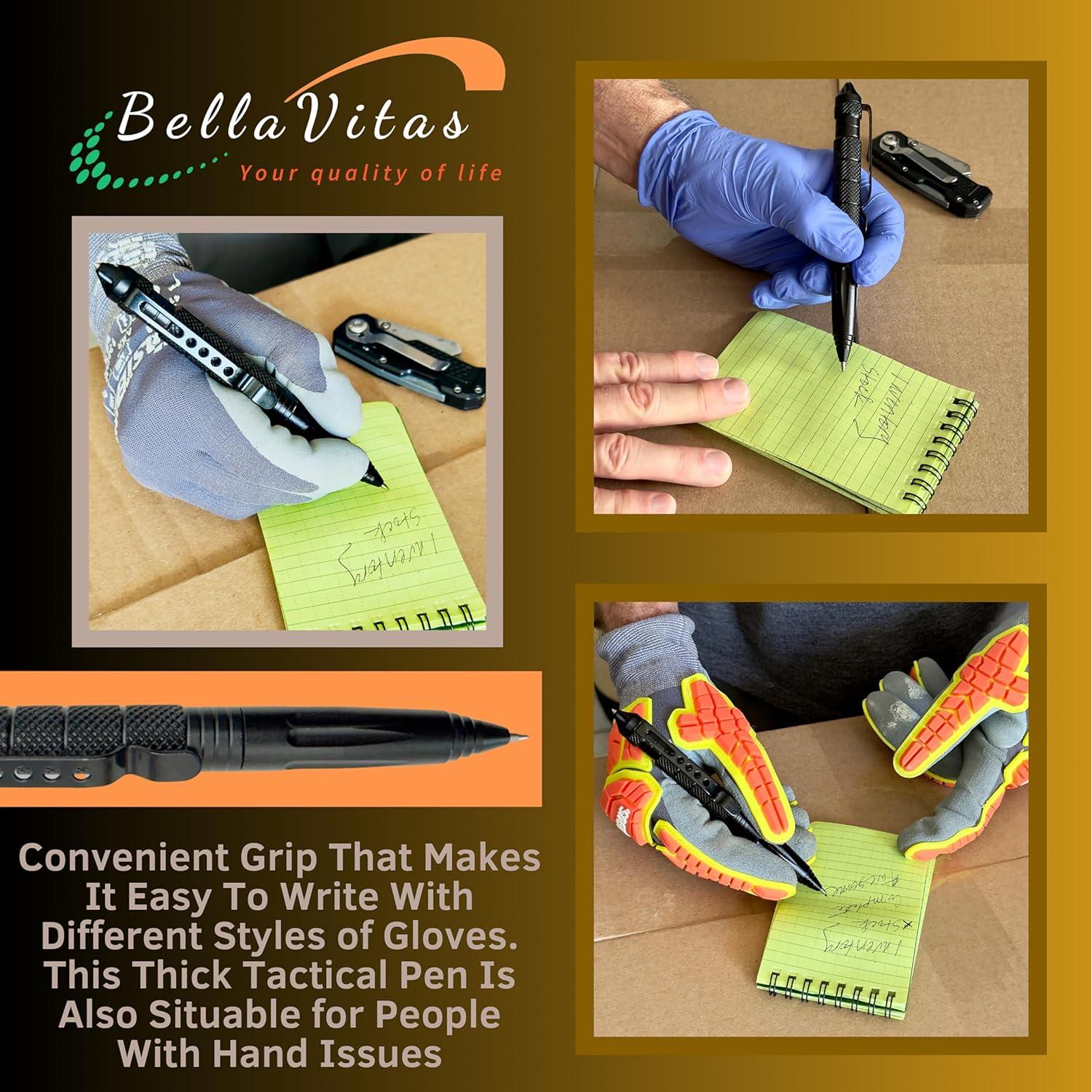 Bolígrafo Táctico BellaVitas con Cuadernos Impermeables