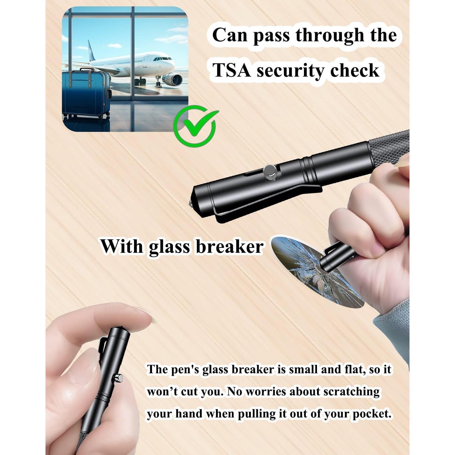 Mini Bolígrafo Táctico Lsqurel 4.3" Aluminio 6061-T6