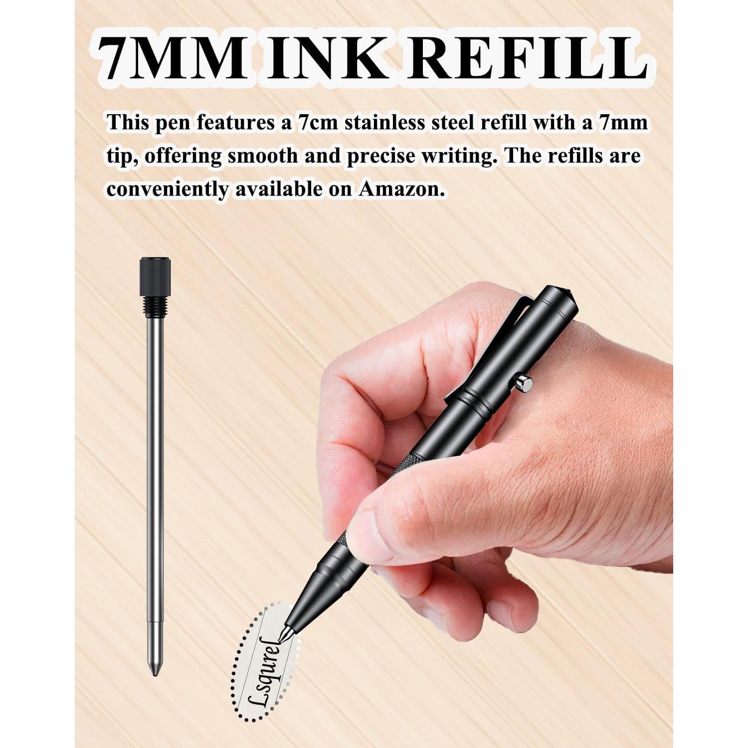 Mini Bolígrafo Táctico Lsqurel 4.3" Aluminio 6061-T6