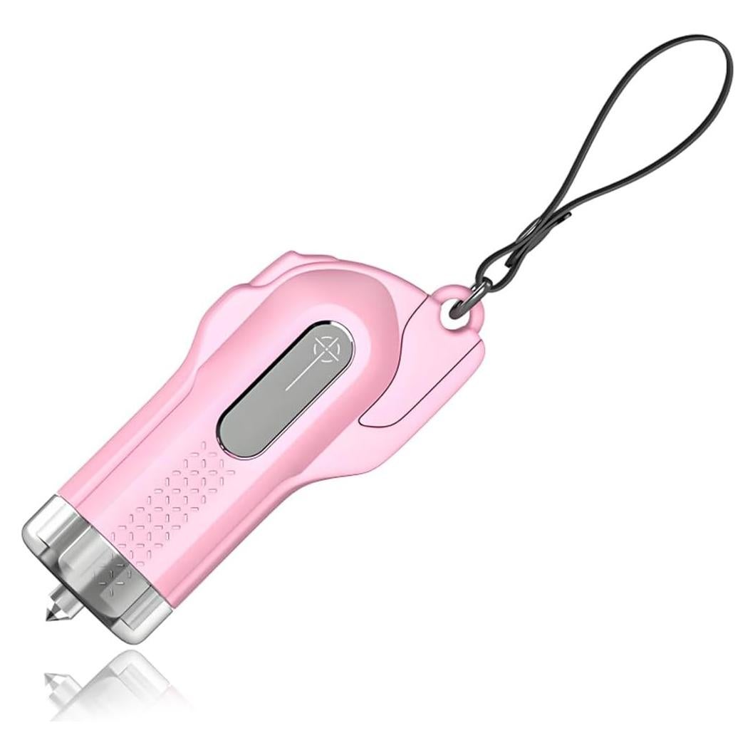 Rompe Ventanas de Coche Wevdn con Cuchilla de Acero Inoxidable Rosa