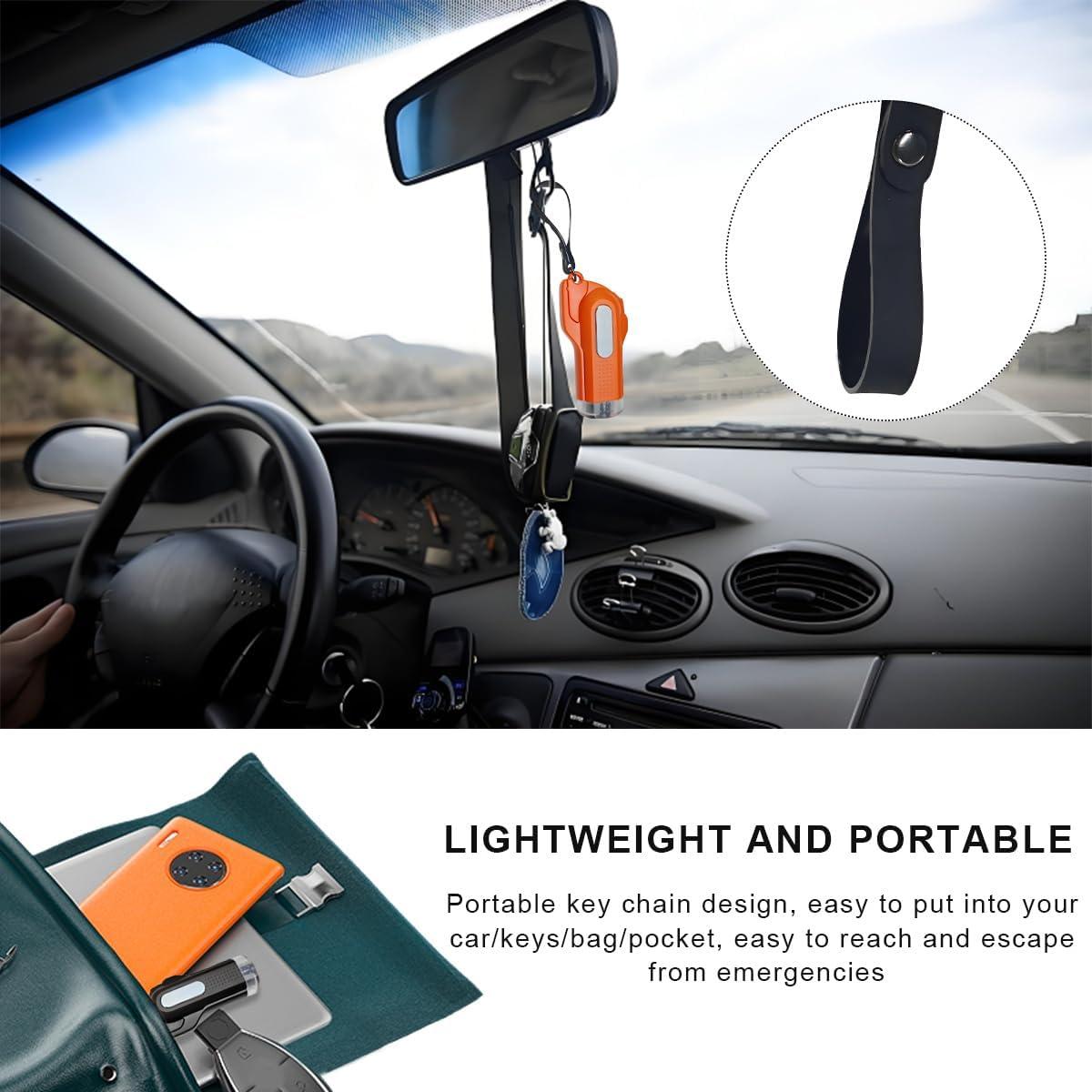 Rompe Ventanas de Coche Wevdn con Cuchilla de Acero Inoxidable Rosa