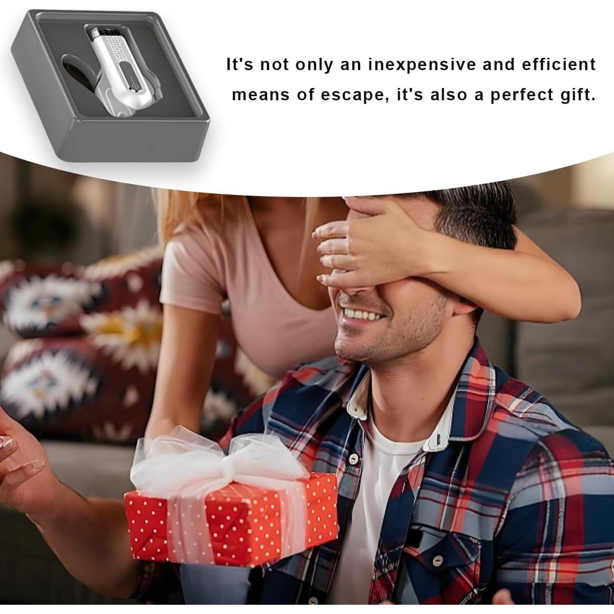 Rompe Ventanas de Coche Wevdn con Cuchilla de Acero Inoxidable Rosa