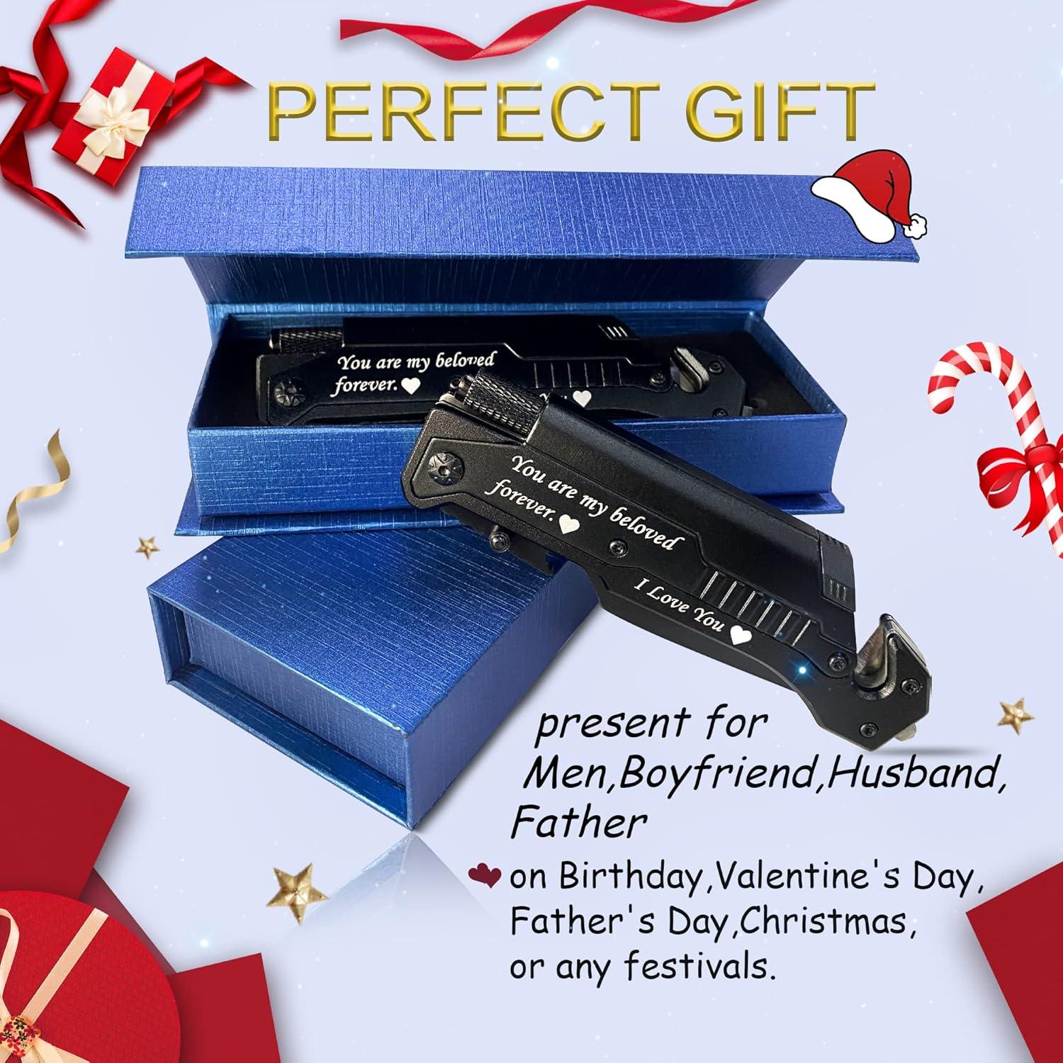 Cuchillo Plegable Táctico CHELONIAN 6-en-1 con Luz LED