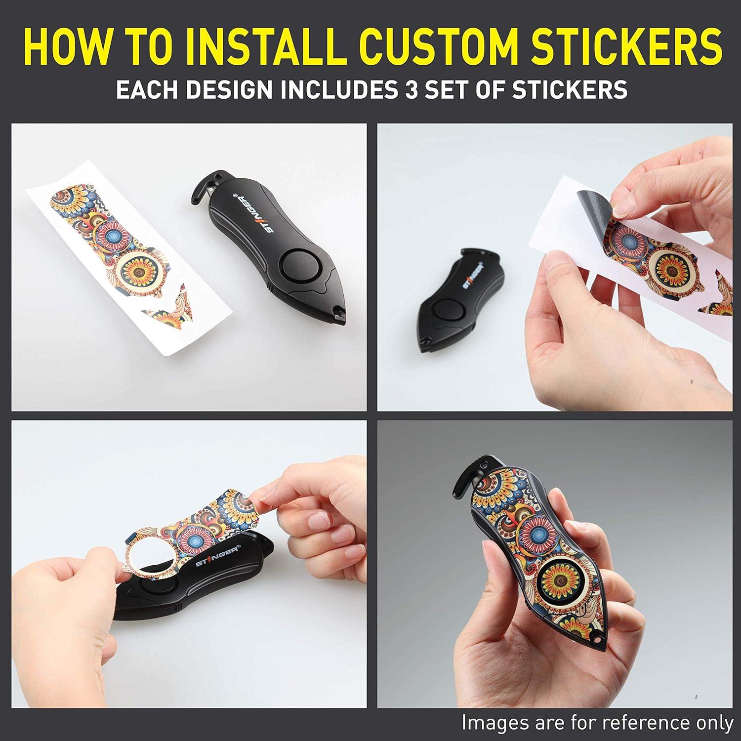 Alarma Personal Stinger Llavero 140dB con Cortador y Rompedor