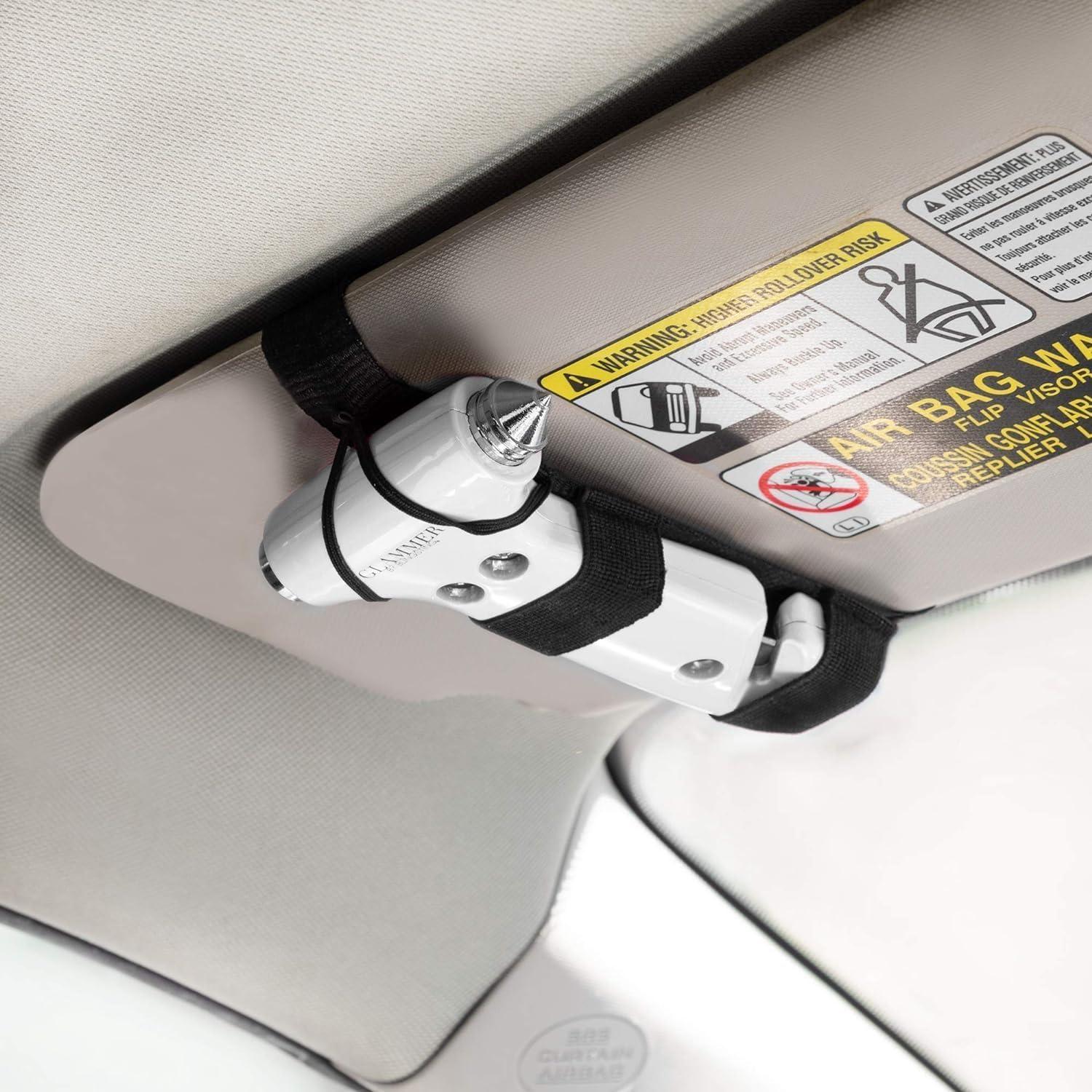 Dúo de Seguridad Rosa Blingsting: Sirena 125dB y Martillo Escape