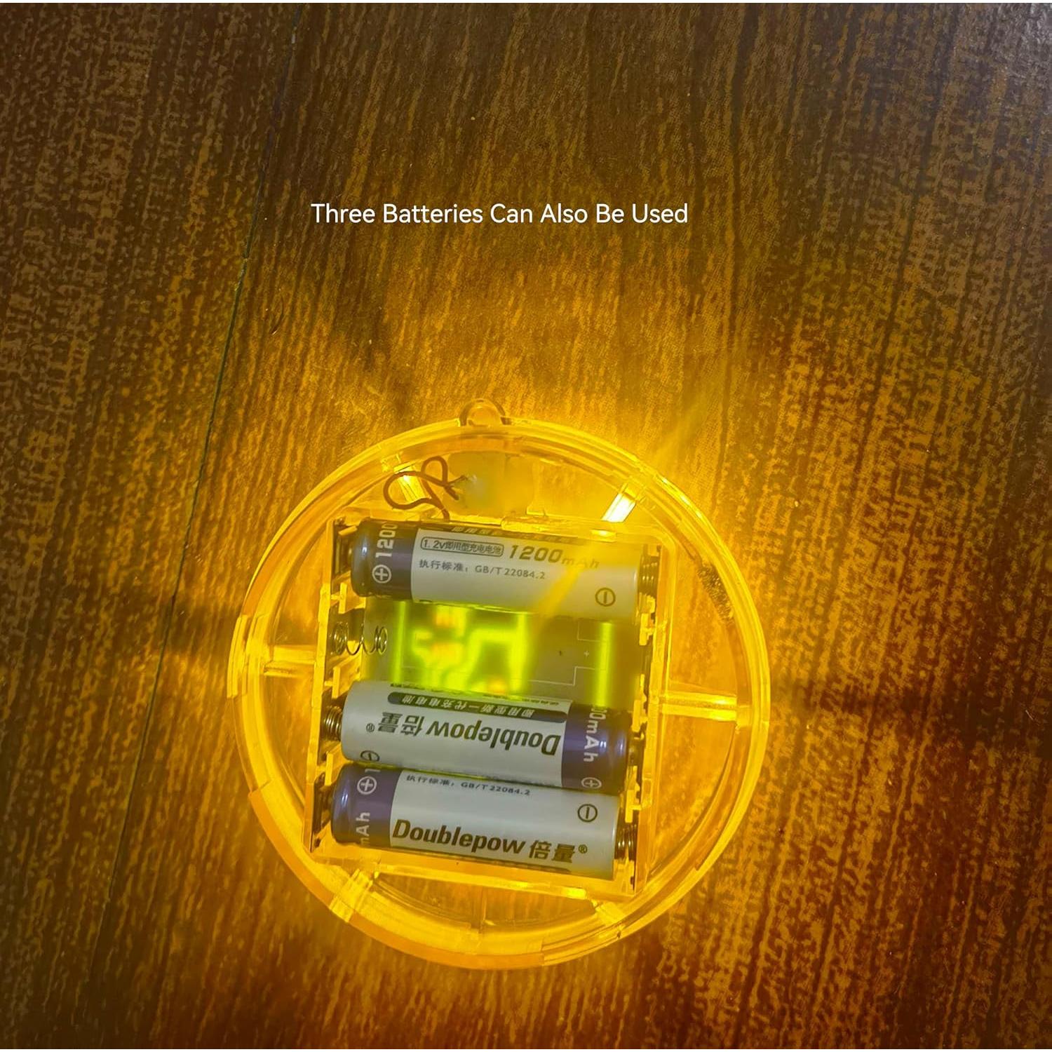 Luces de Advertencia LED MIUHIU con Base Magnética Azul