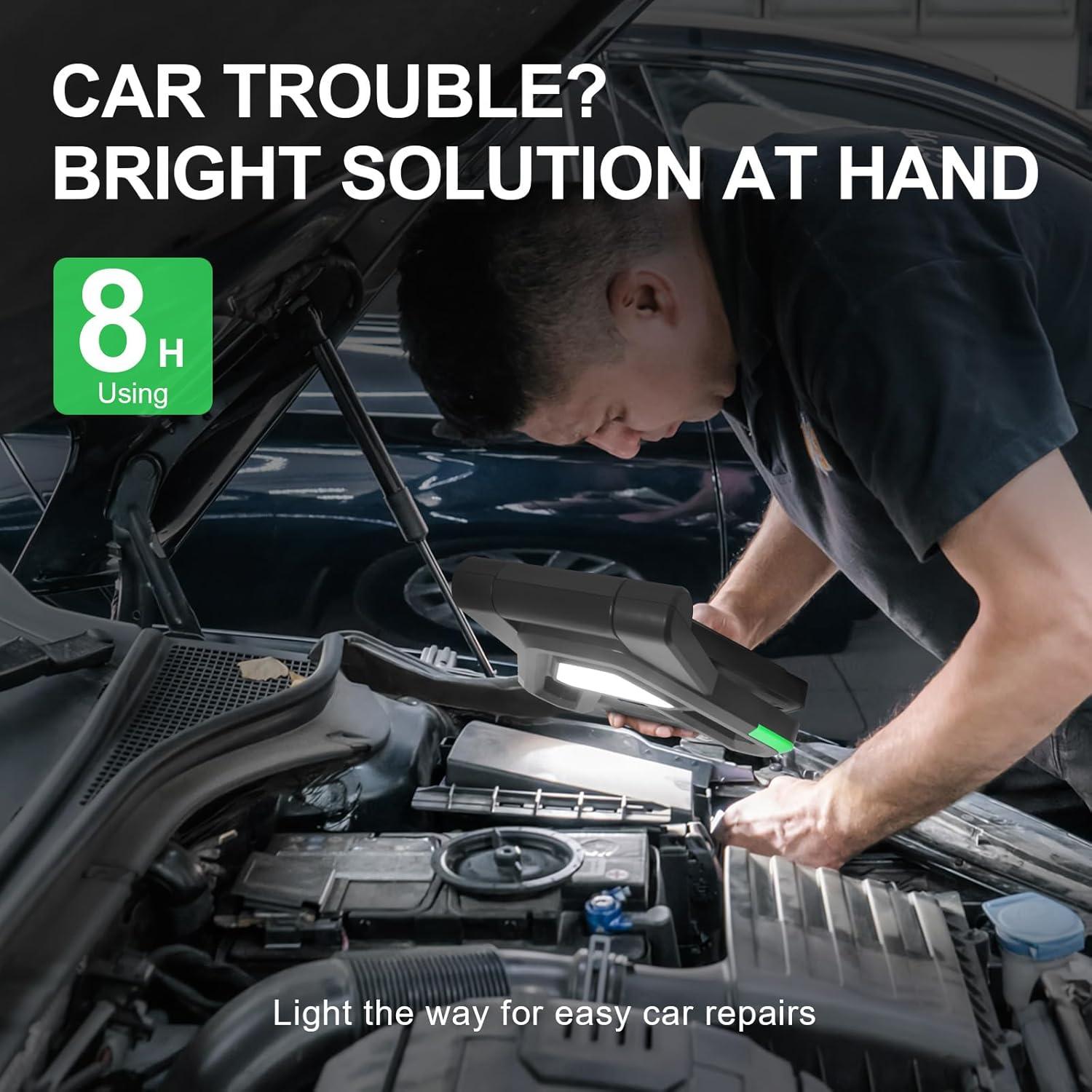 Luces de Triángulo de Emergencia Agrieyes LED Recargables USB-C