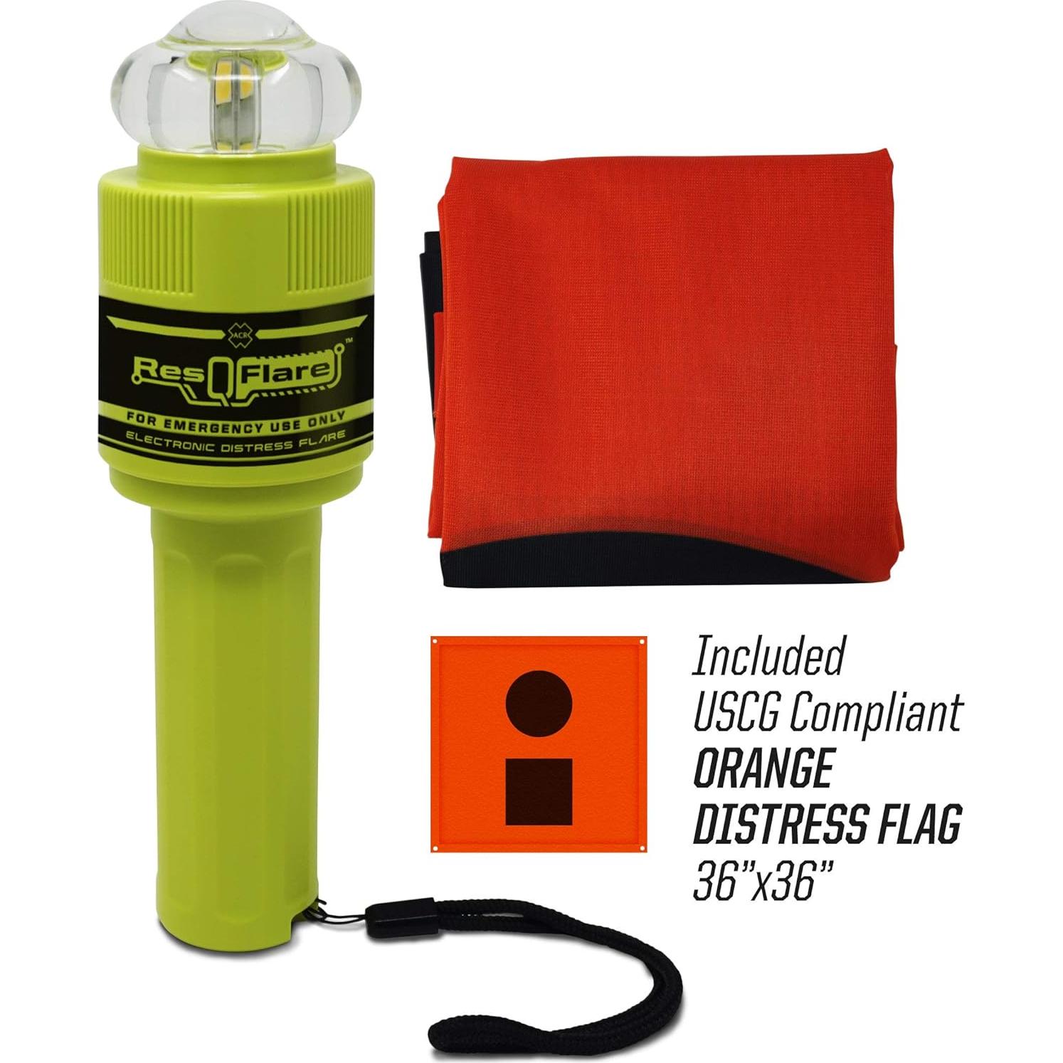 Kit de Seguridad Marina ACR ResQFlare - Señal Electrónica y Emergencia