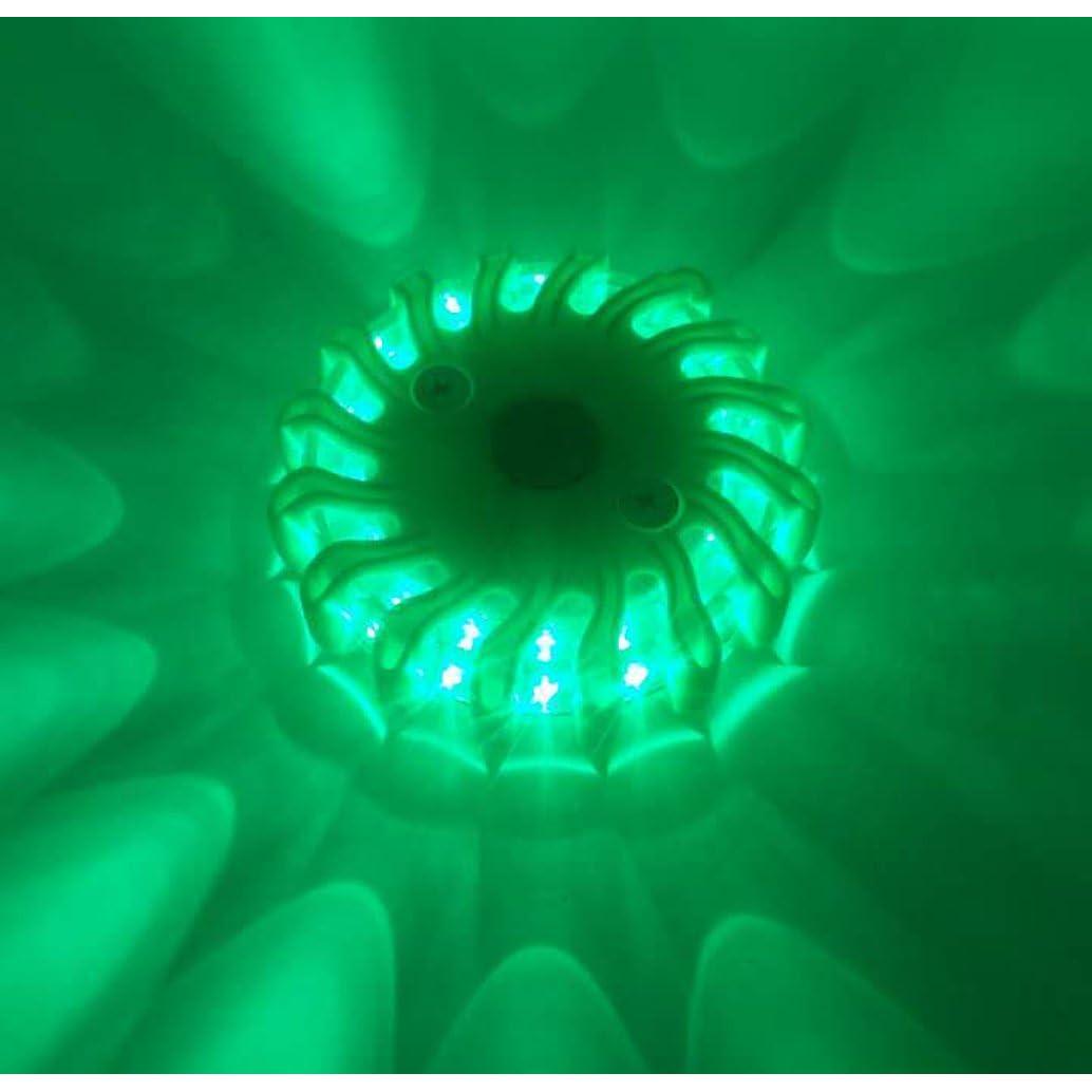 Lámpara de Beacon Magnética Impermeable SAMDO Verde 9 Patrones