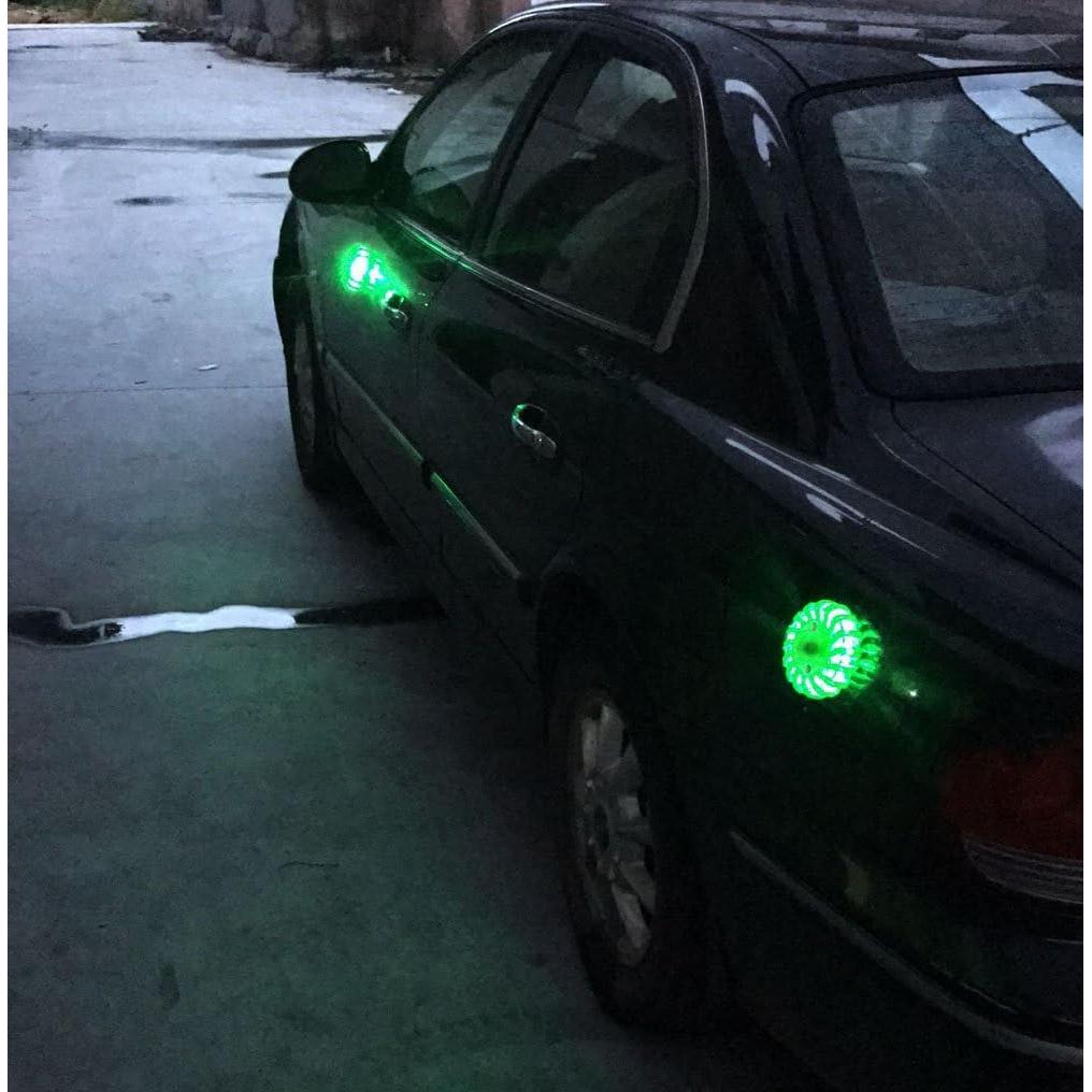 Lámpara de Beacon Magnética Impermeable SAMDO Verde 9 Patrones