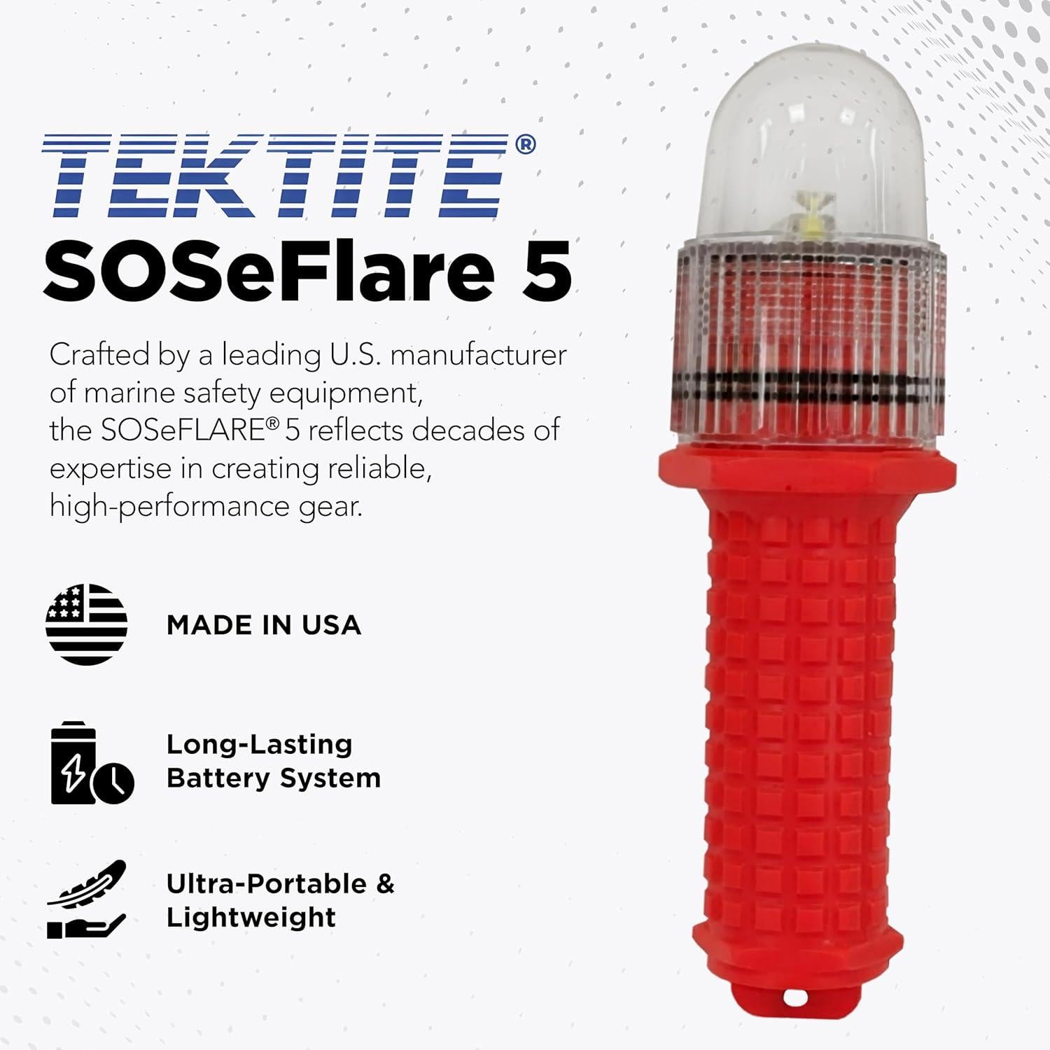 Señal de Emergencia Electrónica Tektite SOSeFlare 5 LED