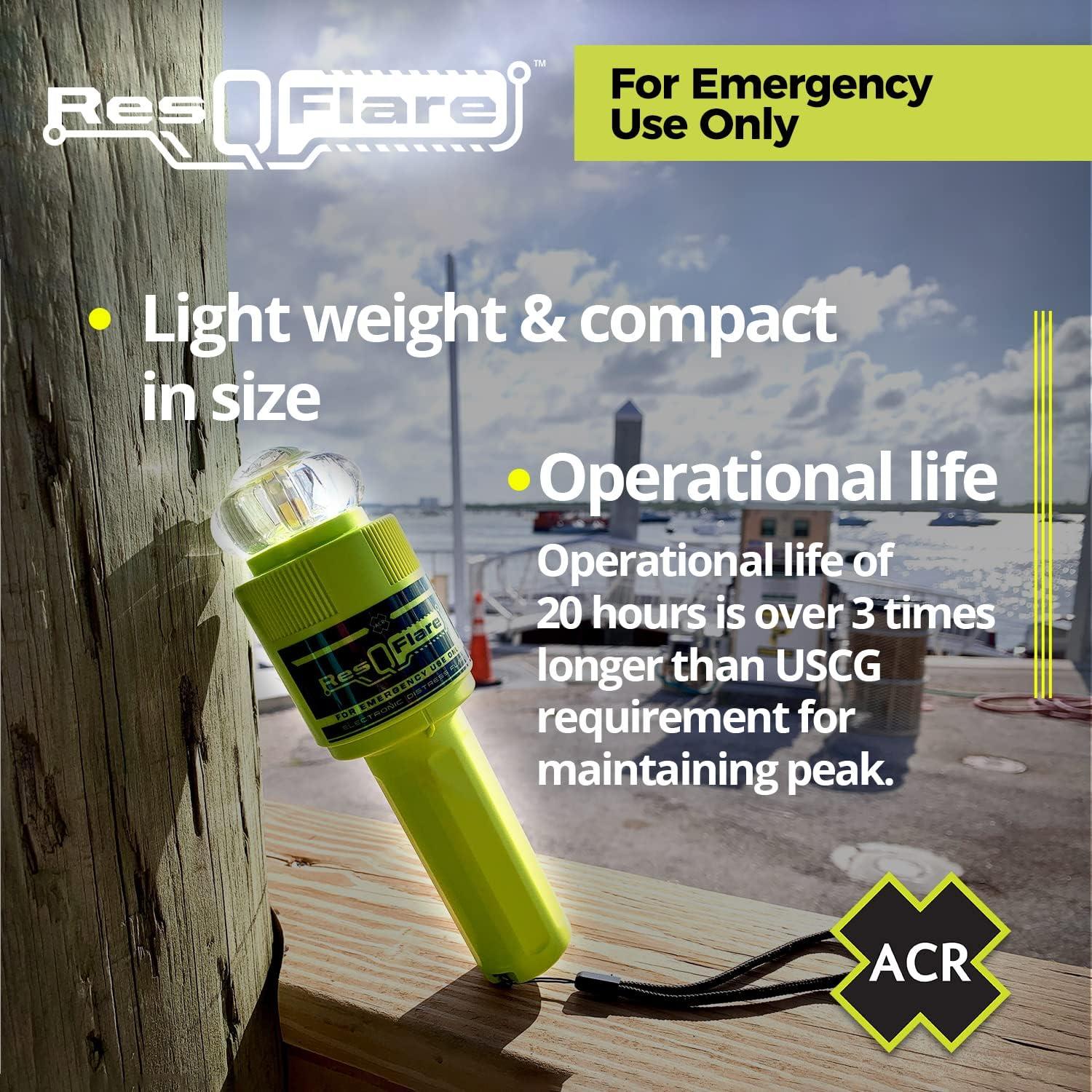 Bengala Electrónica de Emergencia ACR ResQFlare 3966 - Impermeable