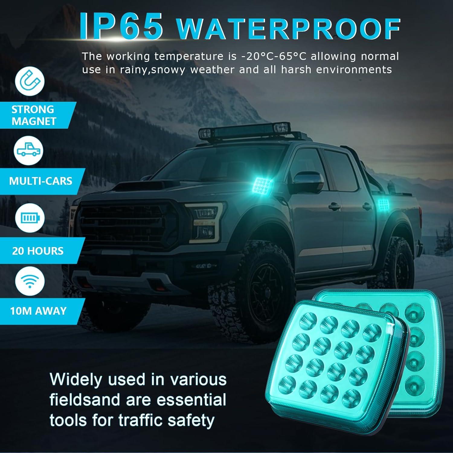 Flares LED Inalámbricos Markstor MST-06A para Emergencias