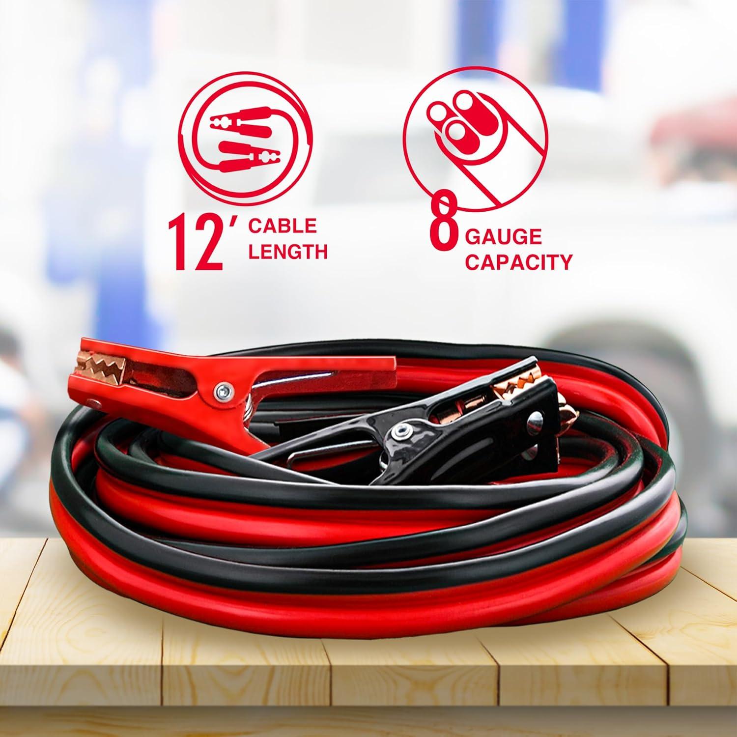 Kit de Seguridad Vehicular STP con Flares LED y Cables de Arranque