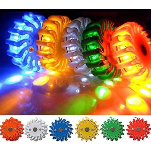 Caja de 6 Luces LED Recargables ESafety RPF16LM6 Rojo