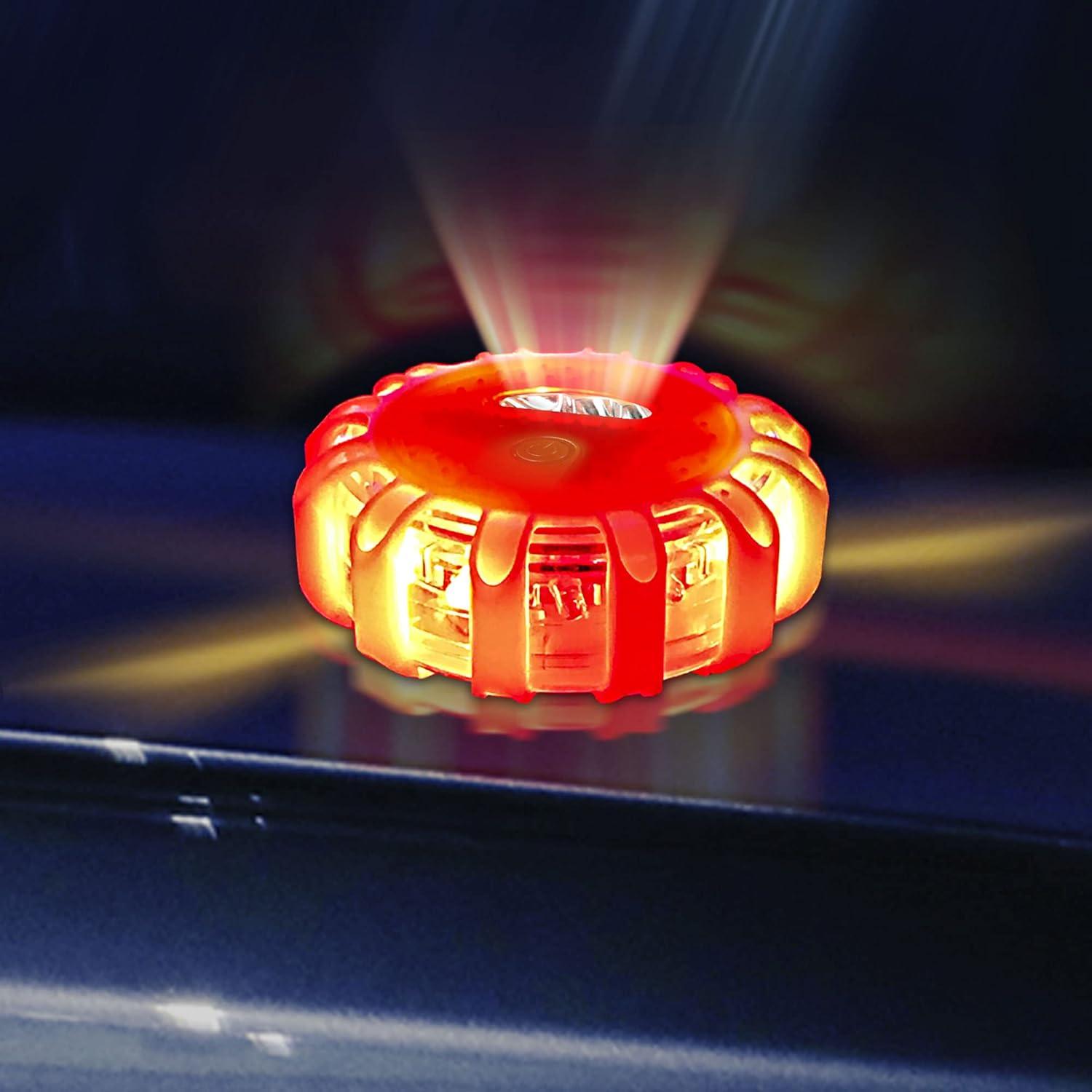 Disco de Emergencia LED STP 8 Modos 1.61 km Resistente