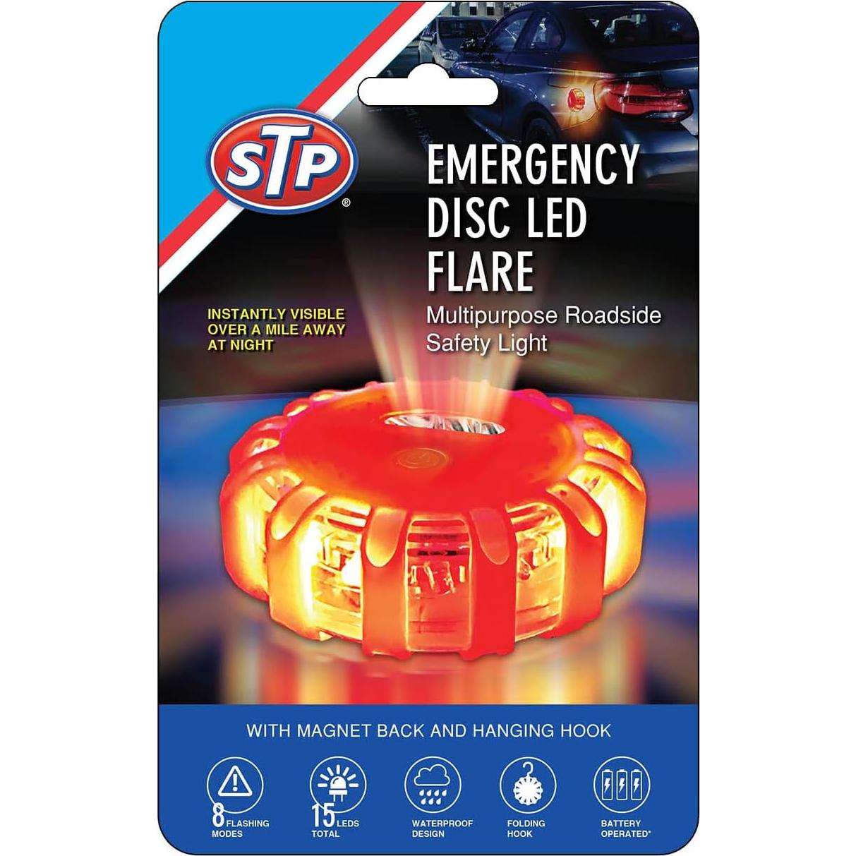 Disco de Emergencia LED STP 8 Modos 1.61 km Resistente