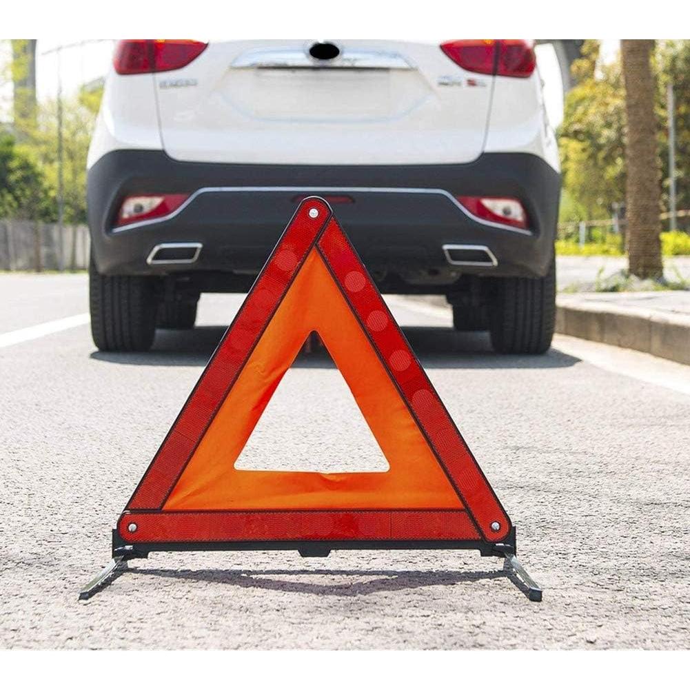 Triángulo de Advertencia Plegable AISIBO 43 cm Reflectante