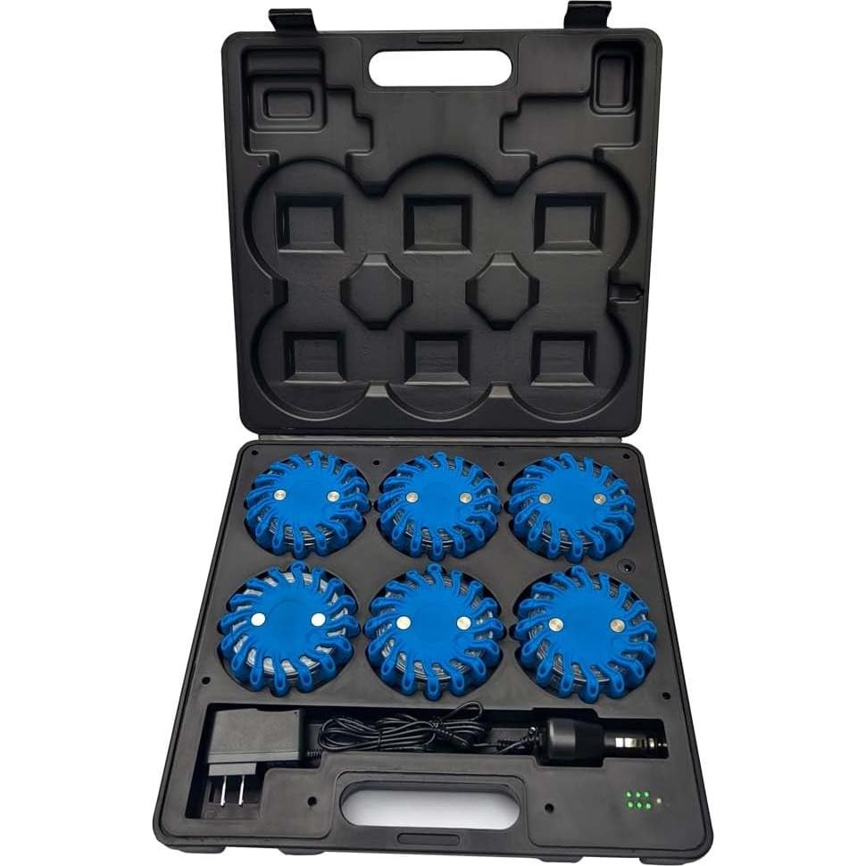 Señalizador de Emergencia LED CISUNG RPF16LLM6 Azul 16 LEDs