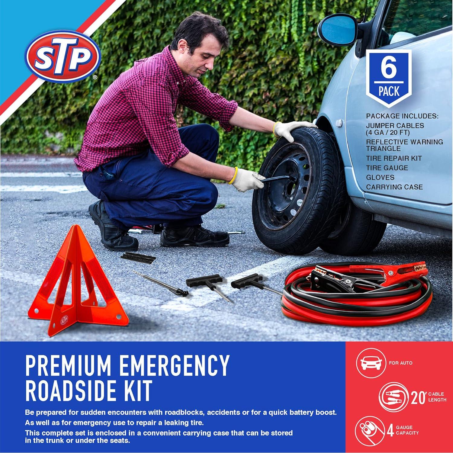 Kit de Emergencia en Carretera Xtreme ECOM-1000-STP Completo