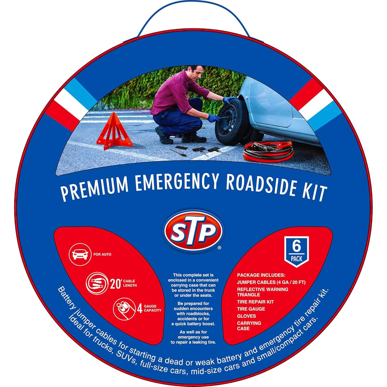 Kit de Emergencia en Carretera Xtreme ECOM-1000-STP Completo