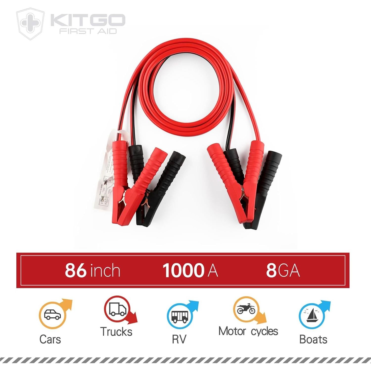 Kitgo Kit de Emergencia para Automóviles 137 Piezas Rojo