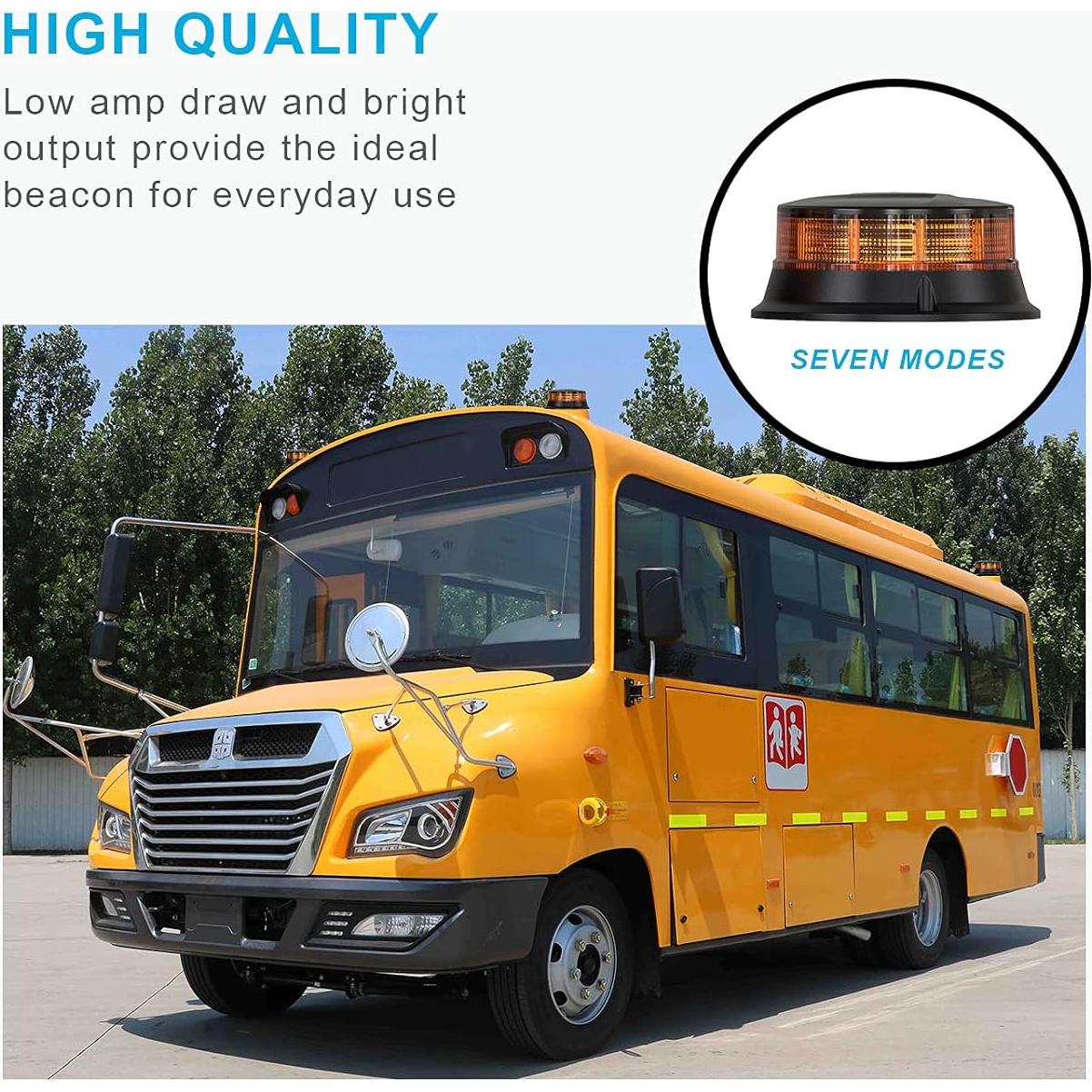 Luz Beacon Agrieyes 4.2" Ámbar LED 19W Impermeable