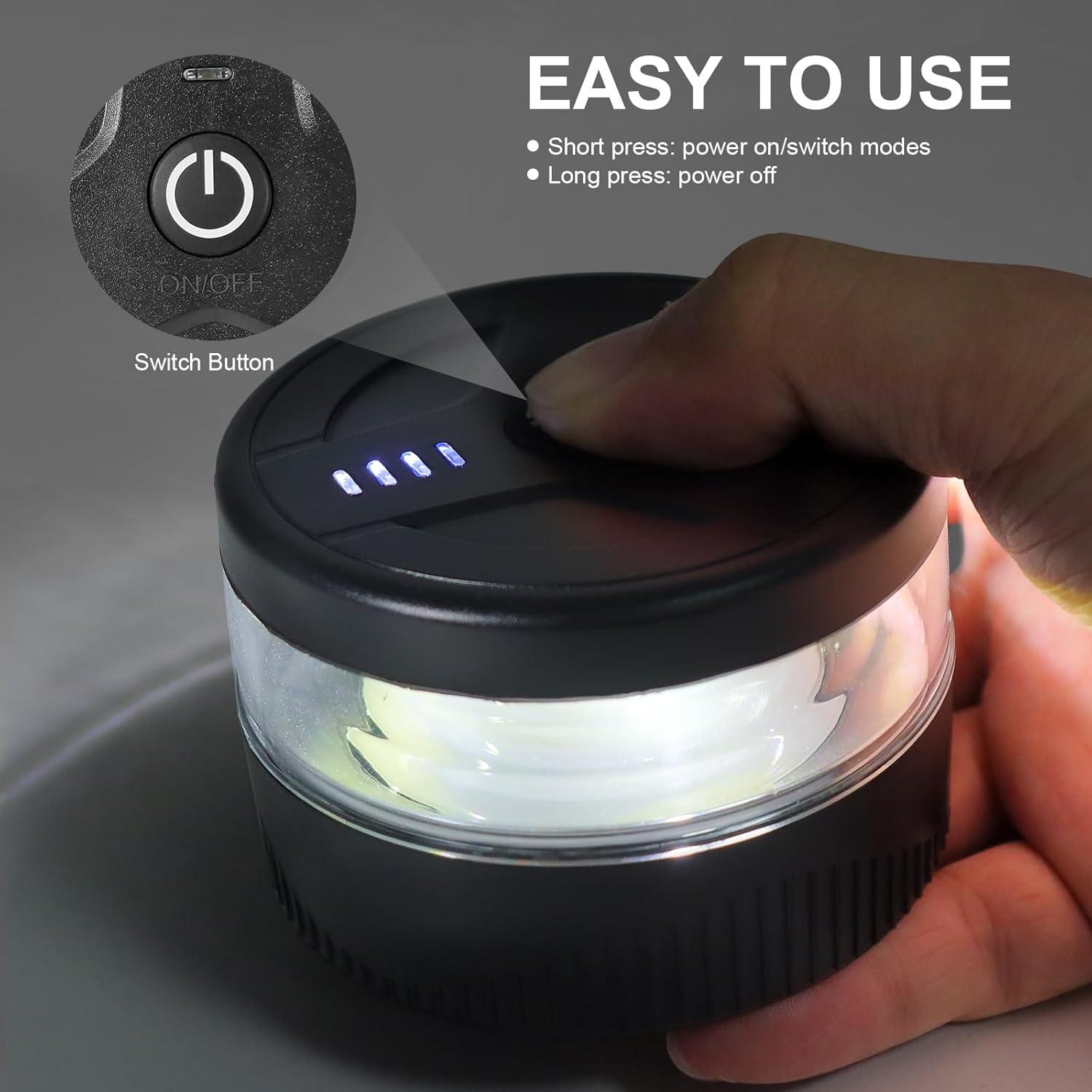 Luz Estroboscópica LED NeaLia Recargable USB-C 12h IP67