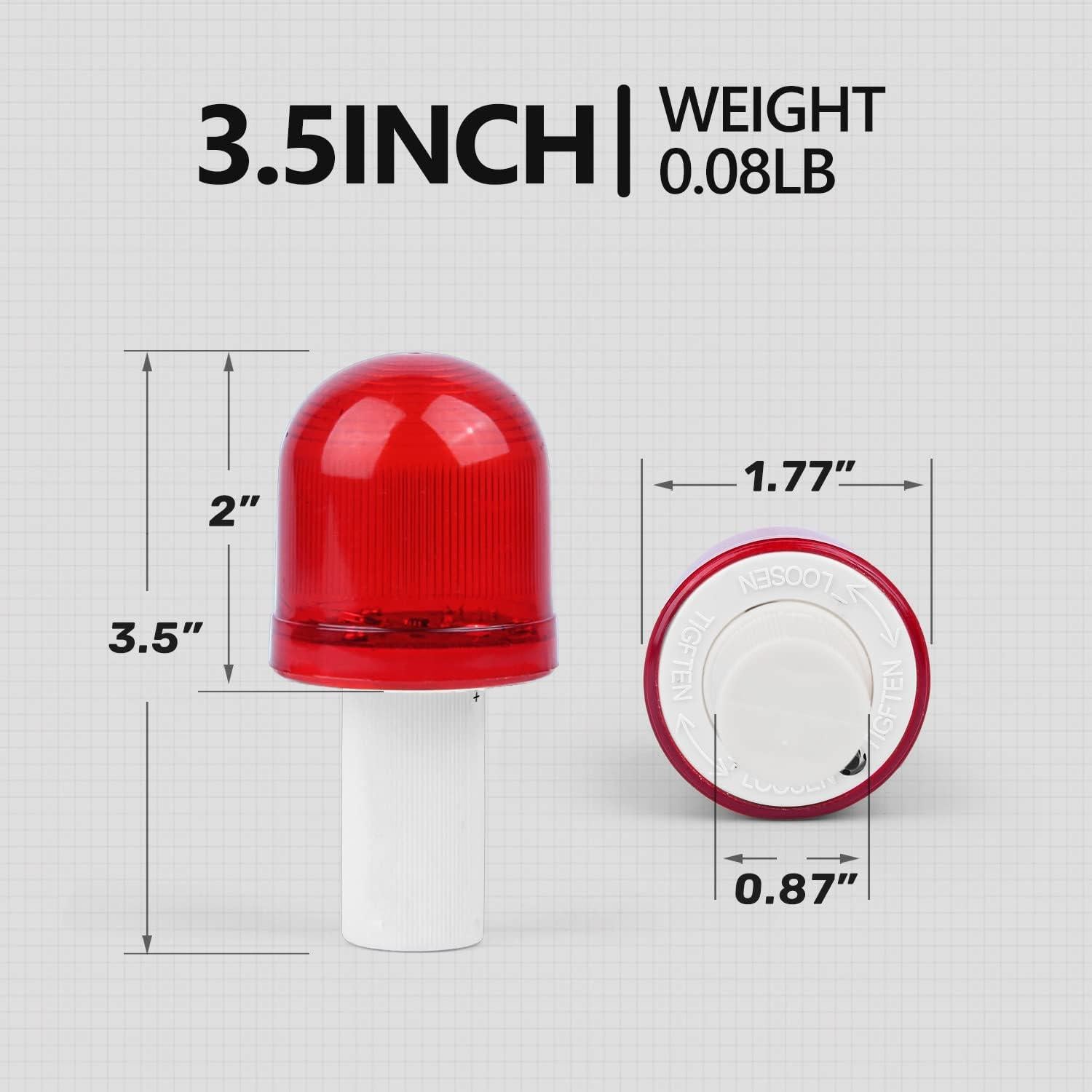 Luz LED de Advertencia BATTIFE 10 Paquete 360° 3 Modos