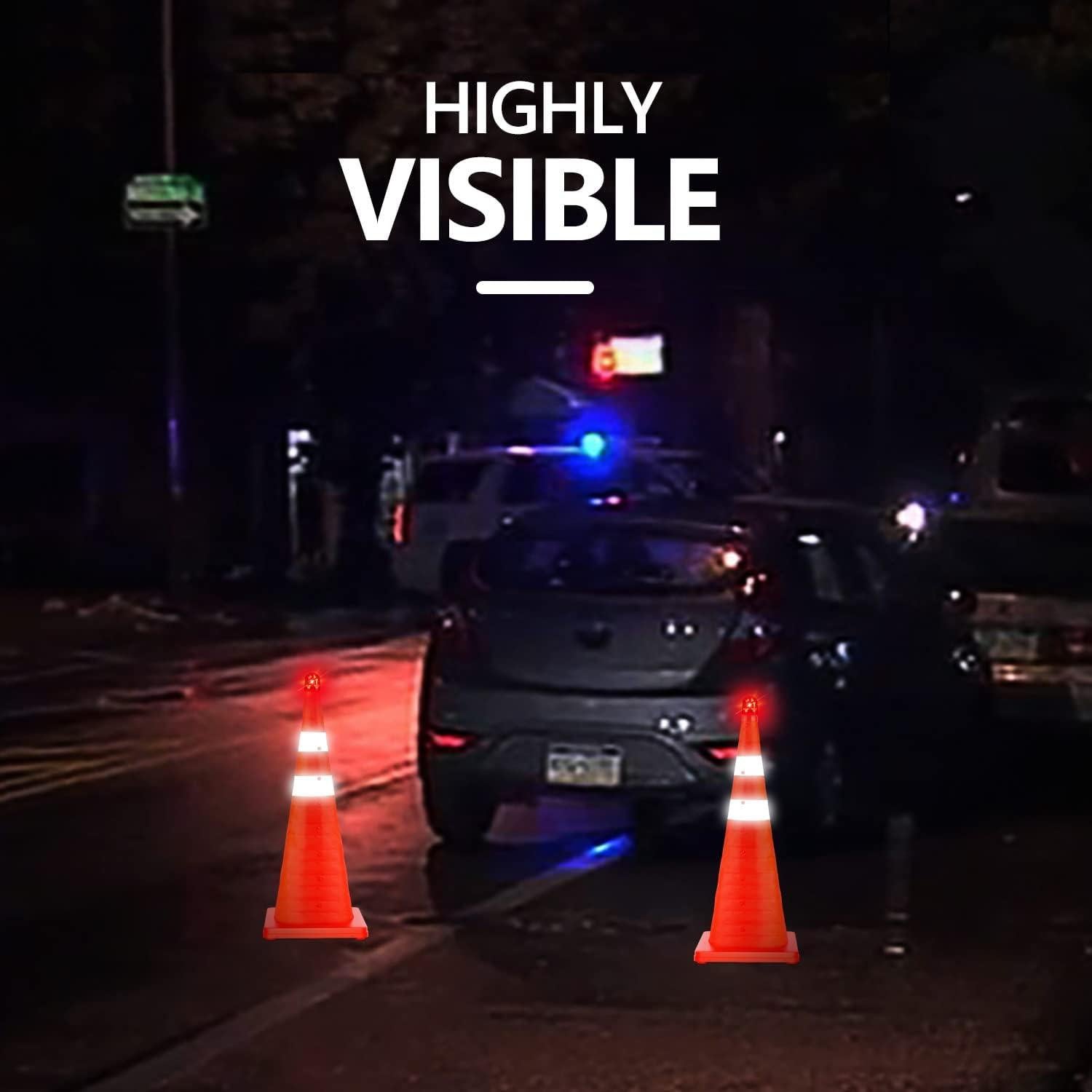 Luz LED de Advertencia BATTIFE 10 Paquete 360° 3 Modos