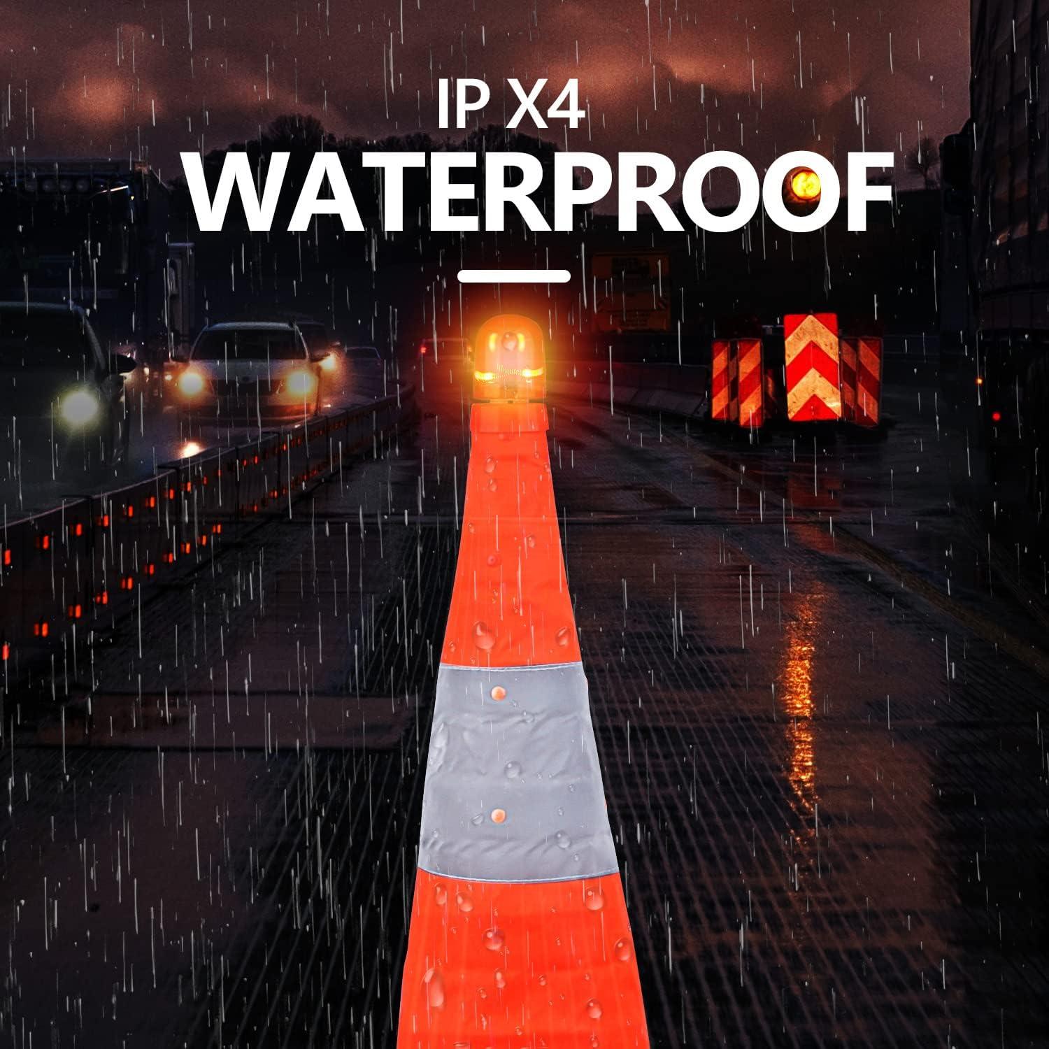 Luz LED de Advertencia BATTIFE 10 Paquete 360° 3 Modos