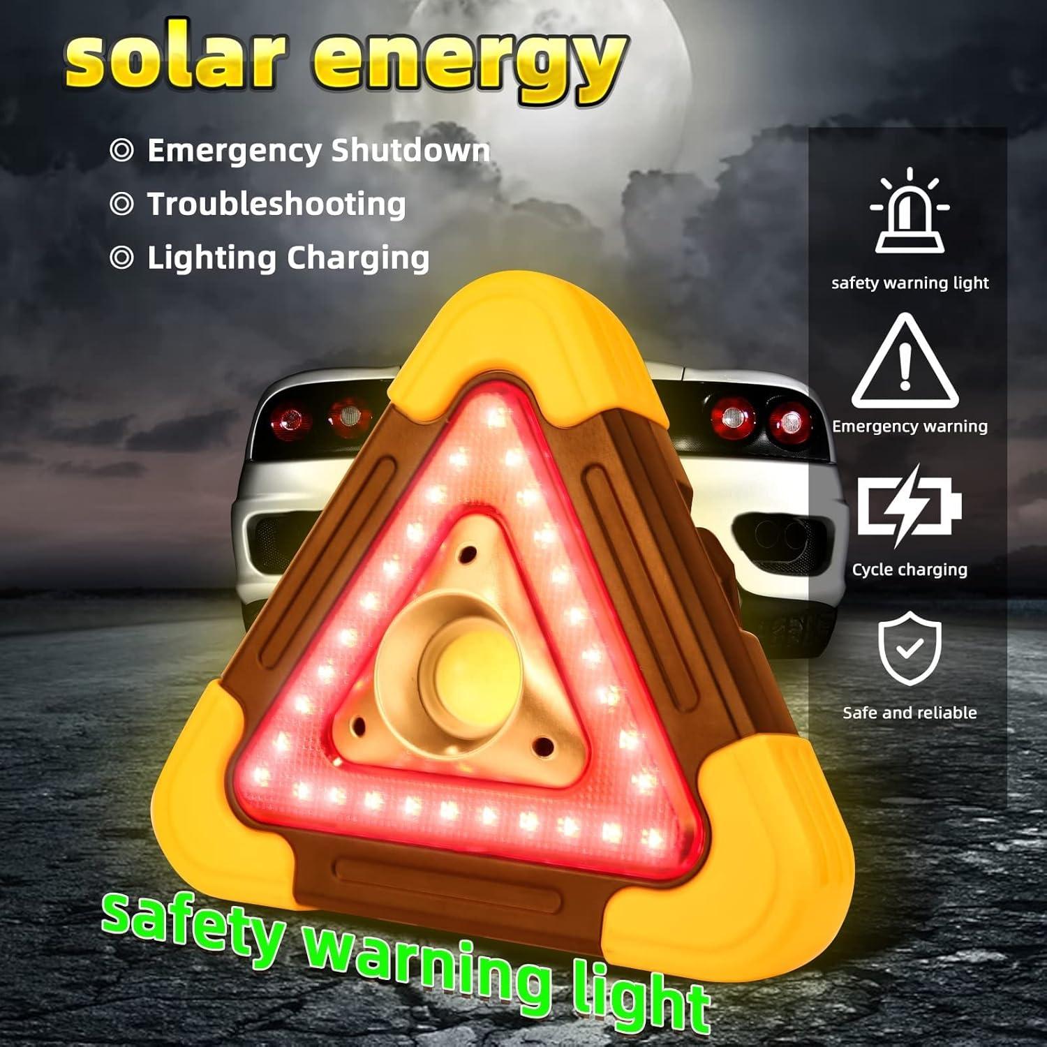 Triángulo Reflectante LED de Emergencia OUYOO - 30W IP65