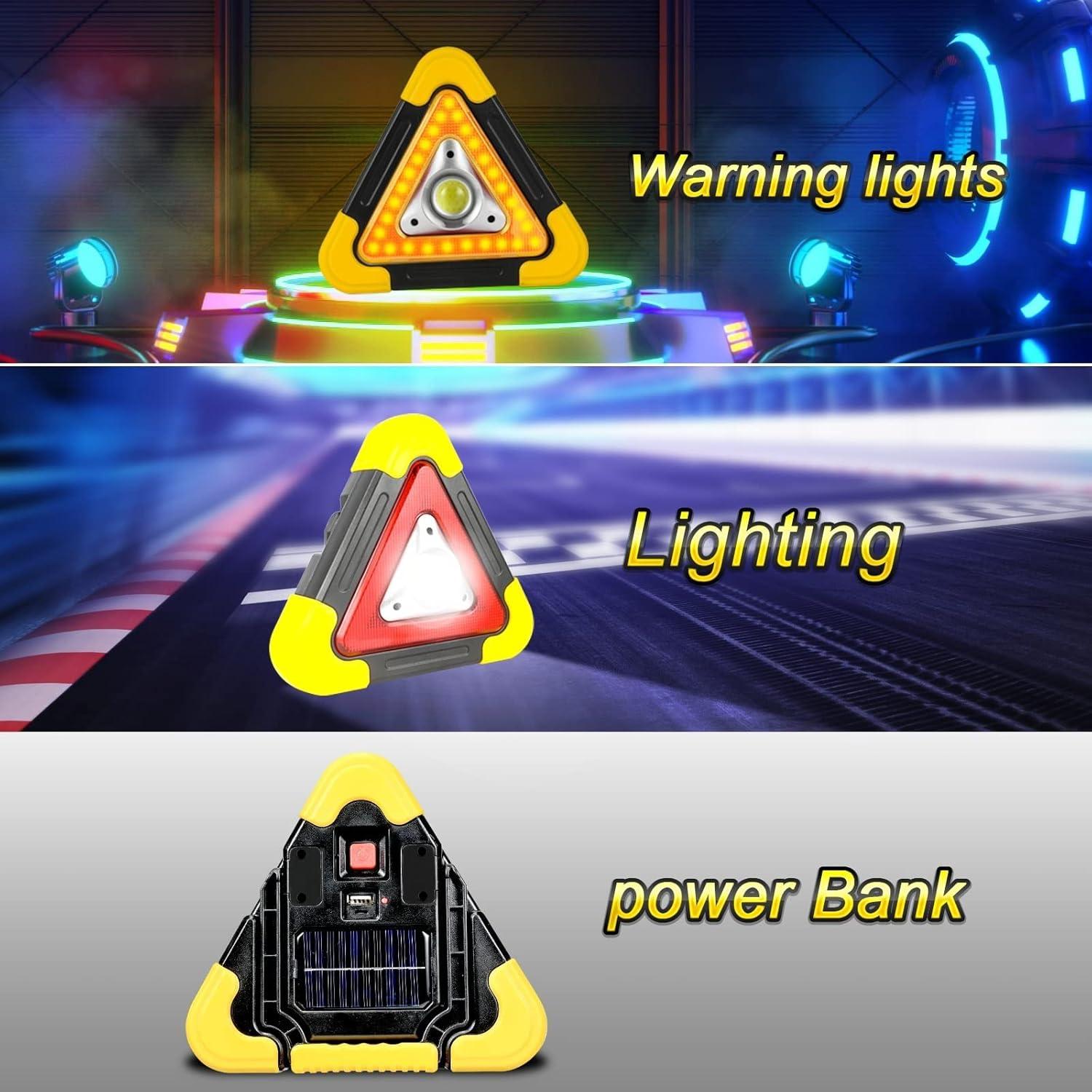 Triángulo Reflectante LED de Emergencia OUYOO - 30W IP65