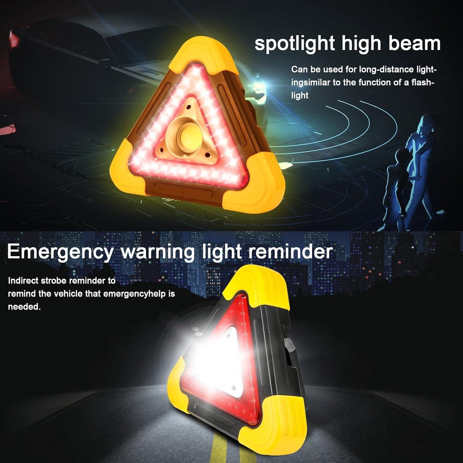 Triángulo Reflectante LED de Emergencia OUYOO - 30W IP65