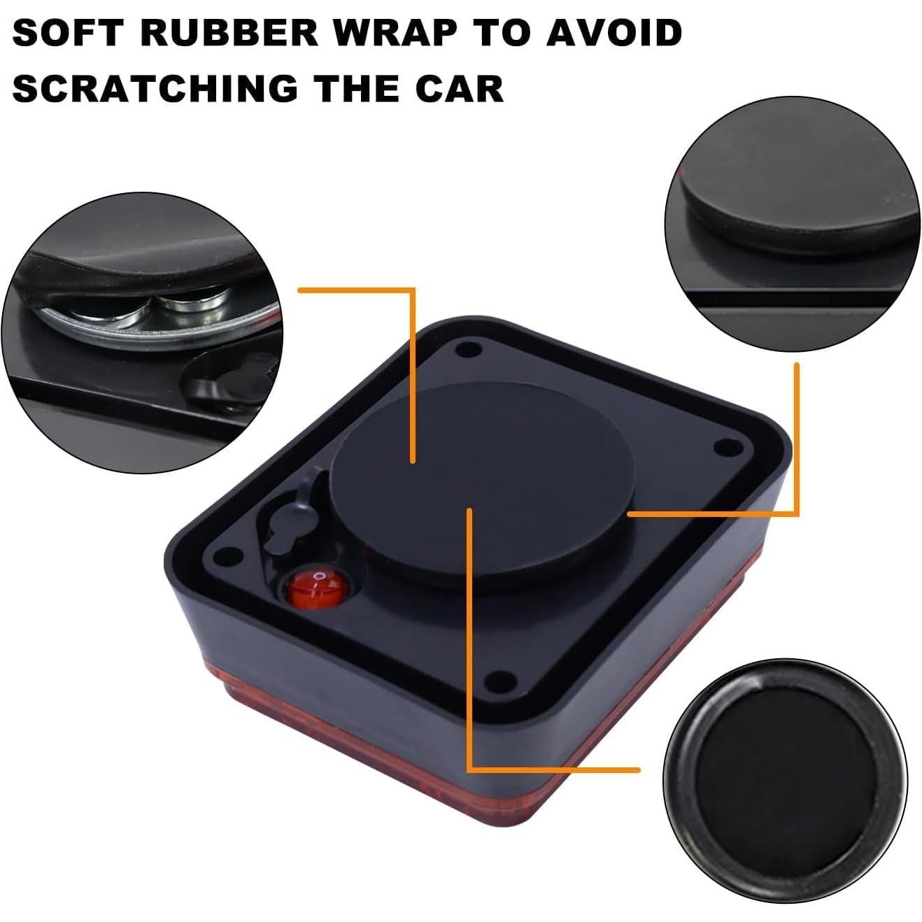 Luces Estroboscópicas Recargables ADAURIS Ámbar 12W Impermeables