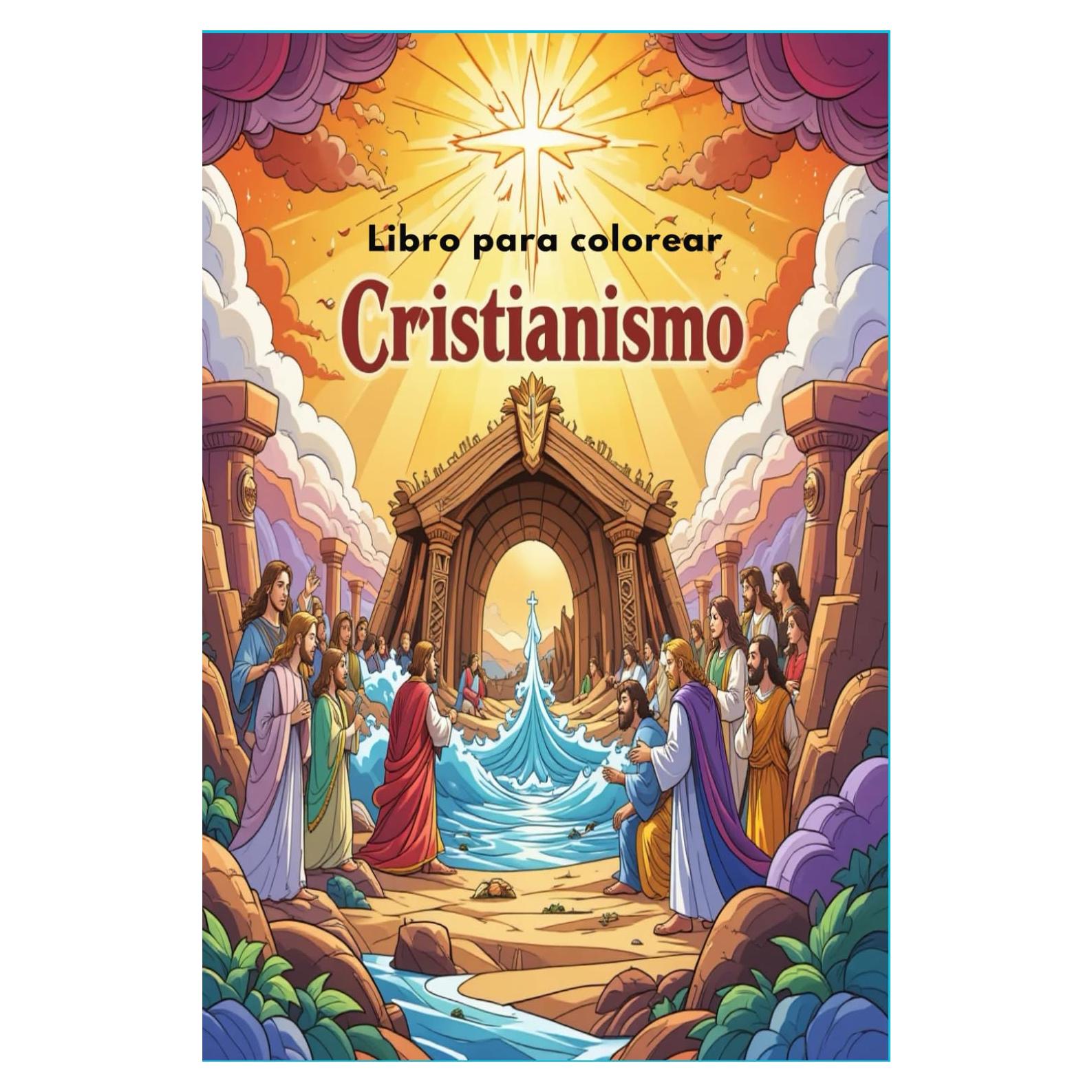Libro para Colorear: Historias de la Biblia y sus Enseñanzas, Creado por Inteligencia Artificial 2025, para Niños, Adultos y Mayores: Explora las ... de fe, amor y esperanza. (Spanish Edition)