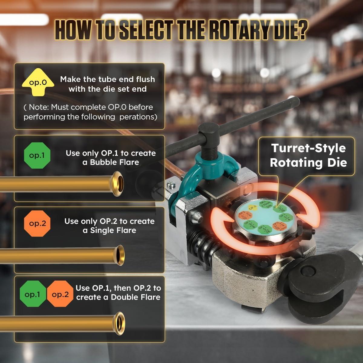 Kit de Herramientas de Conicidad de Líneas de Freno YUANRI 45°